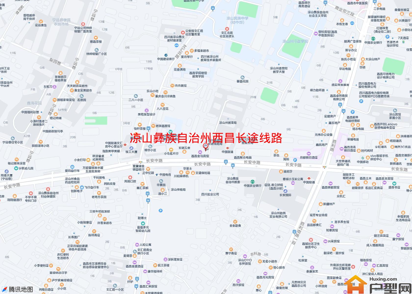 西昌长途线路局小区(长安中路82号)小区 - 户型网