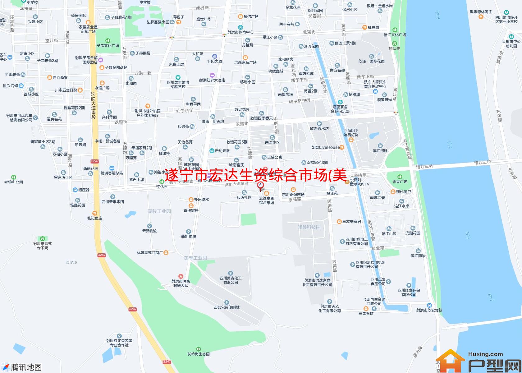 宏达生资综合市场(美丰大道198号)小区 - 户型网