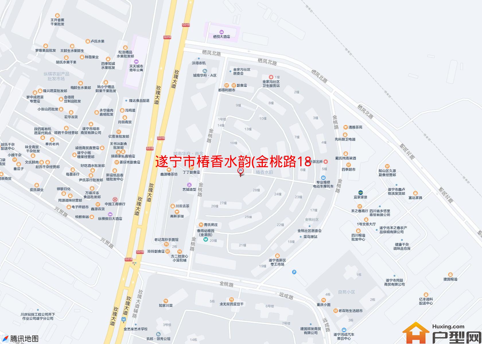 椿香水韵(金桃路188号)小区 - 户型网