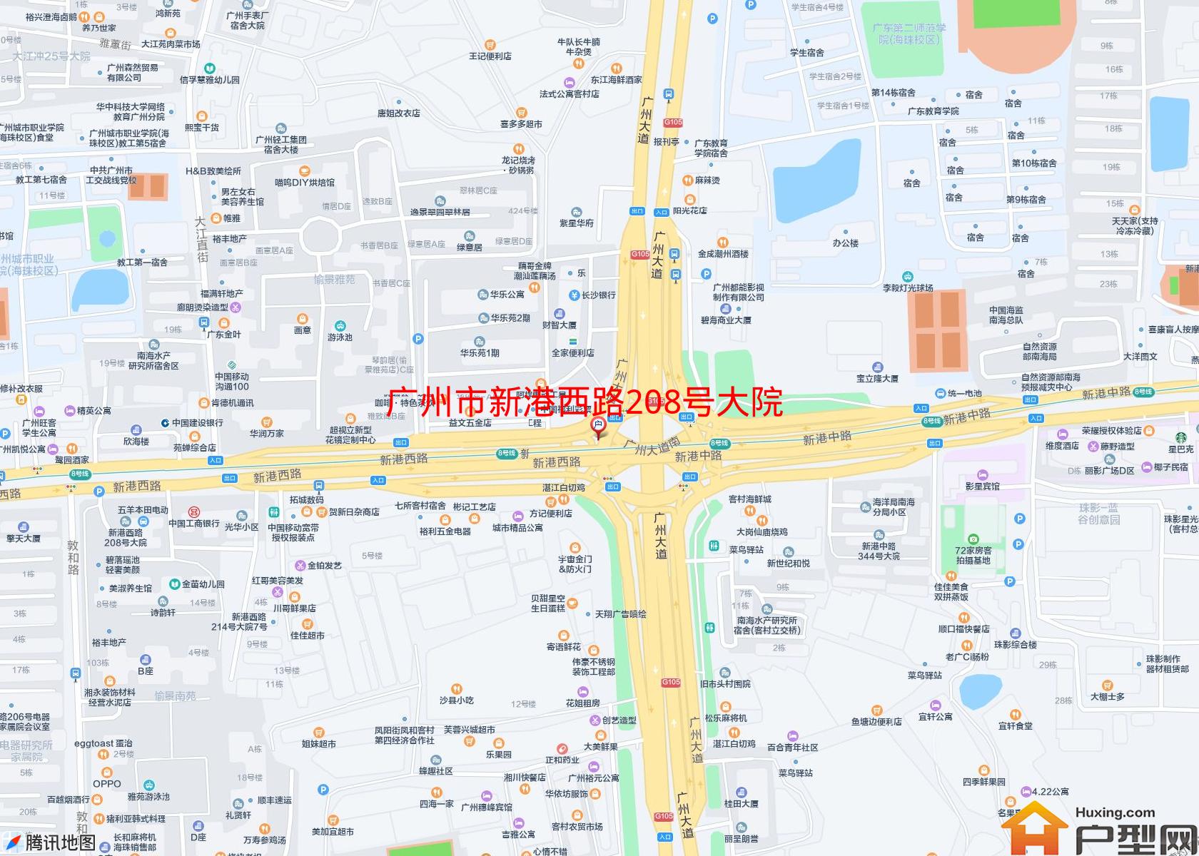 新港西路208号大院小区 - 户型网