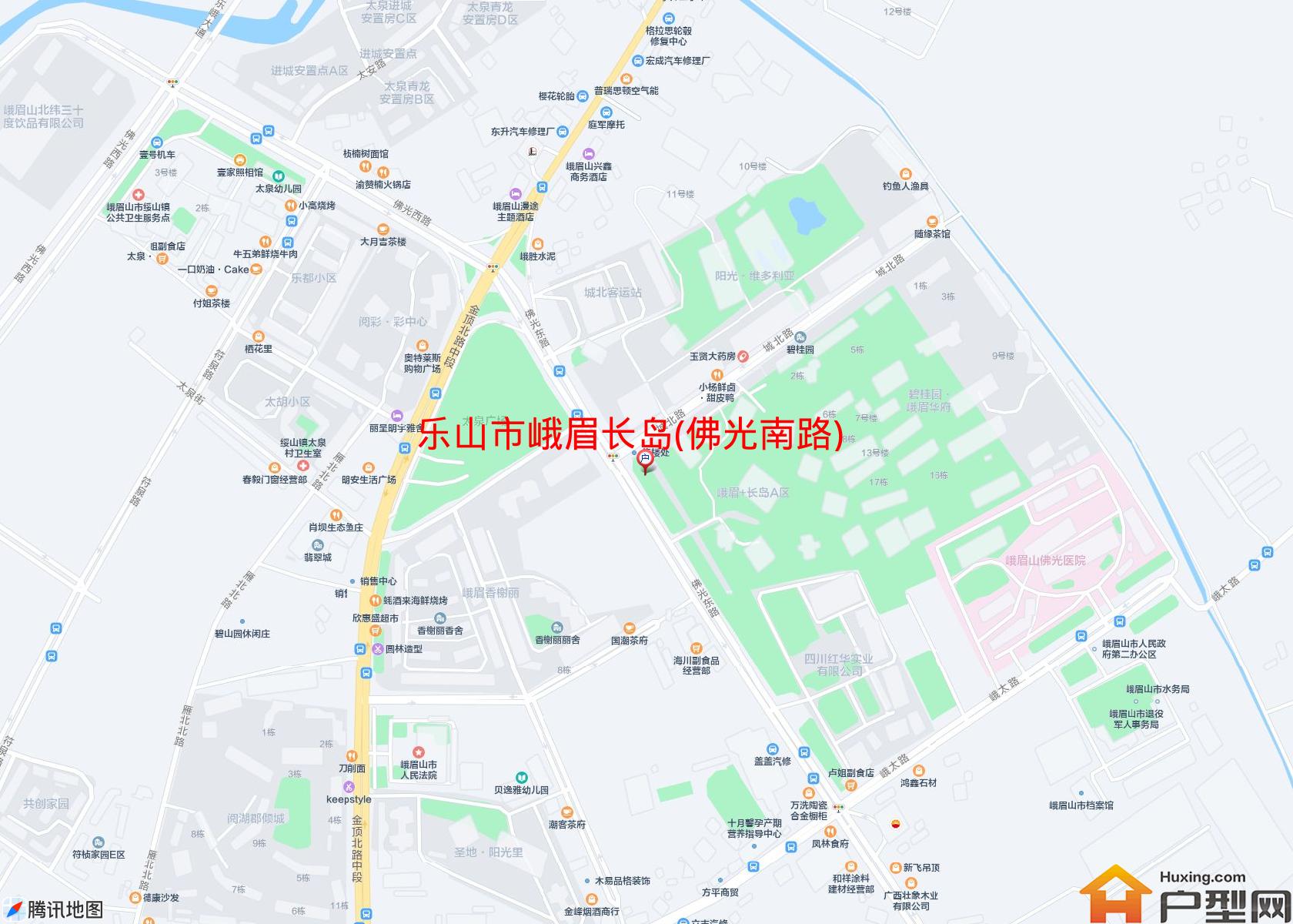 峨眉长岛(佛光南路)小区 - 户型网