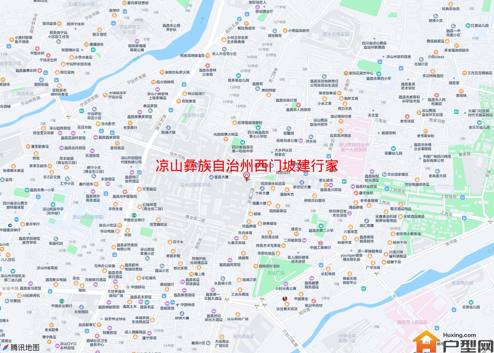 西门坡建行家属区(马水河街2号)小区 - 户型网