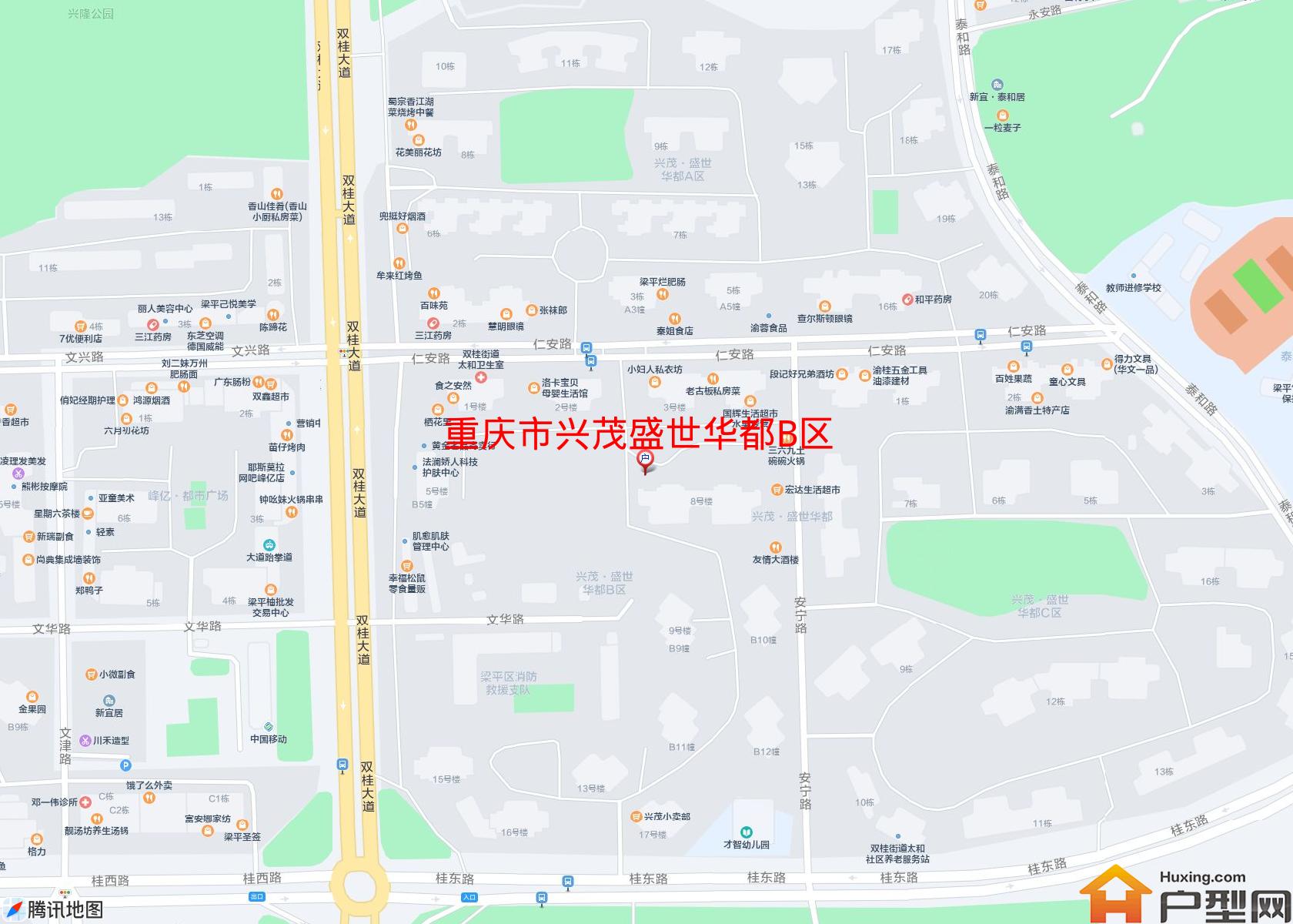 兴茂盛世华都B区小区 - 户型网