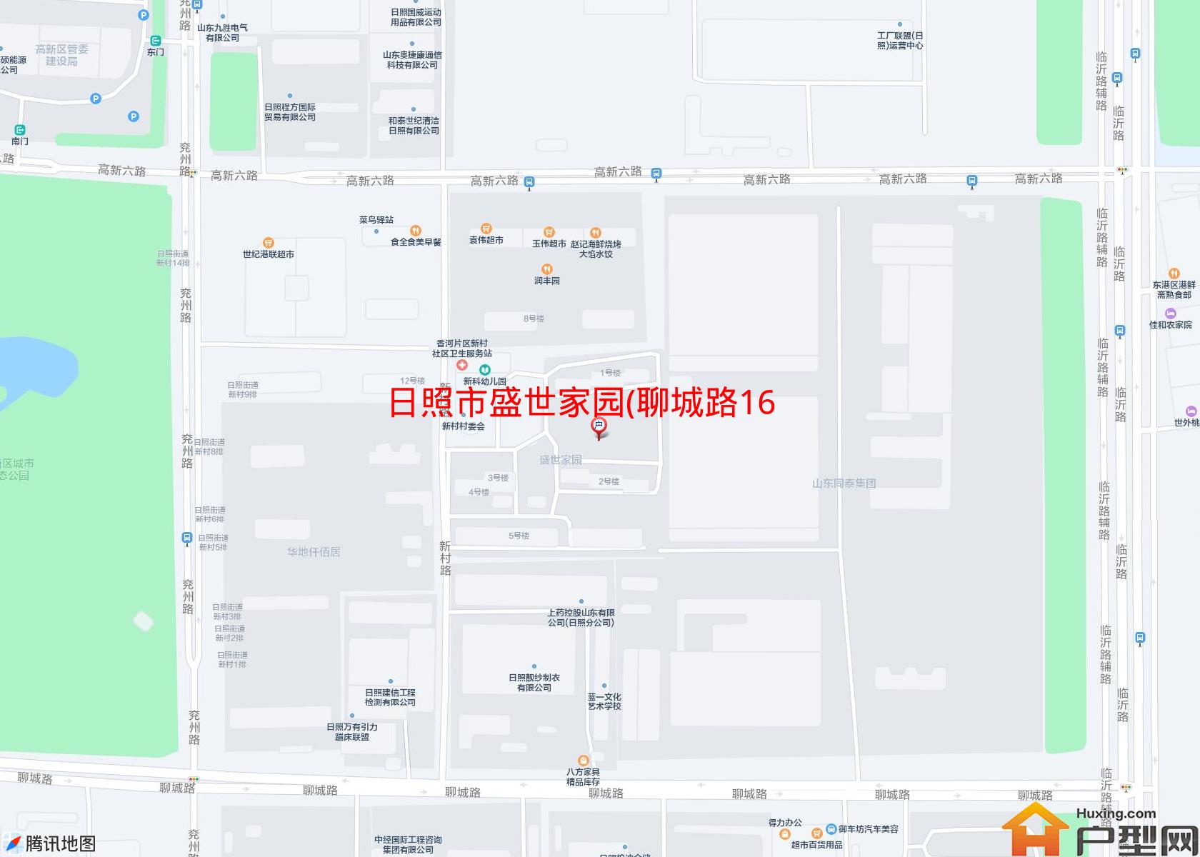 盛世家园(聊城路169号)小区 - 户型网