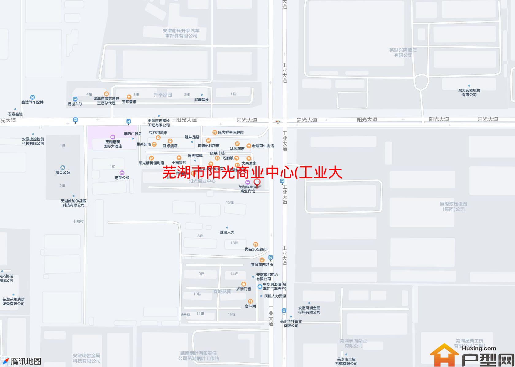 阳光商业中心(工业大道)小区 - 户型网