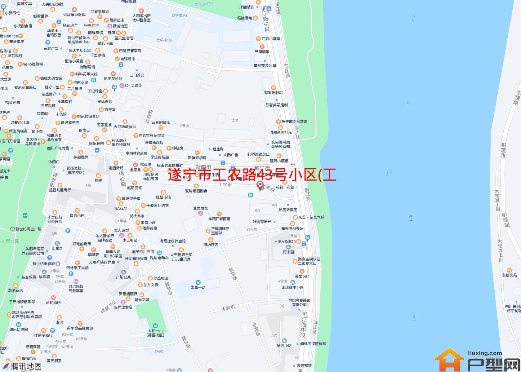 工农路43号小区(工农路43号)小区 - 户型网