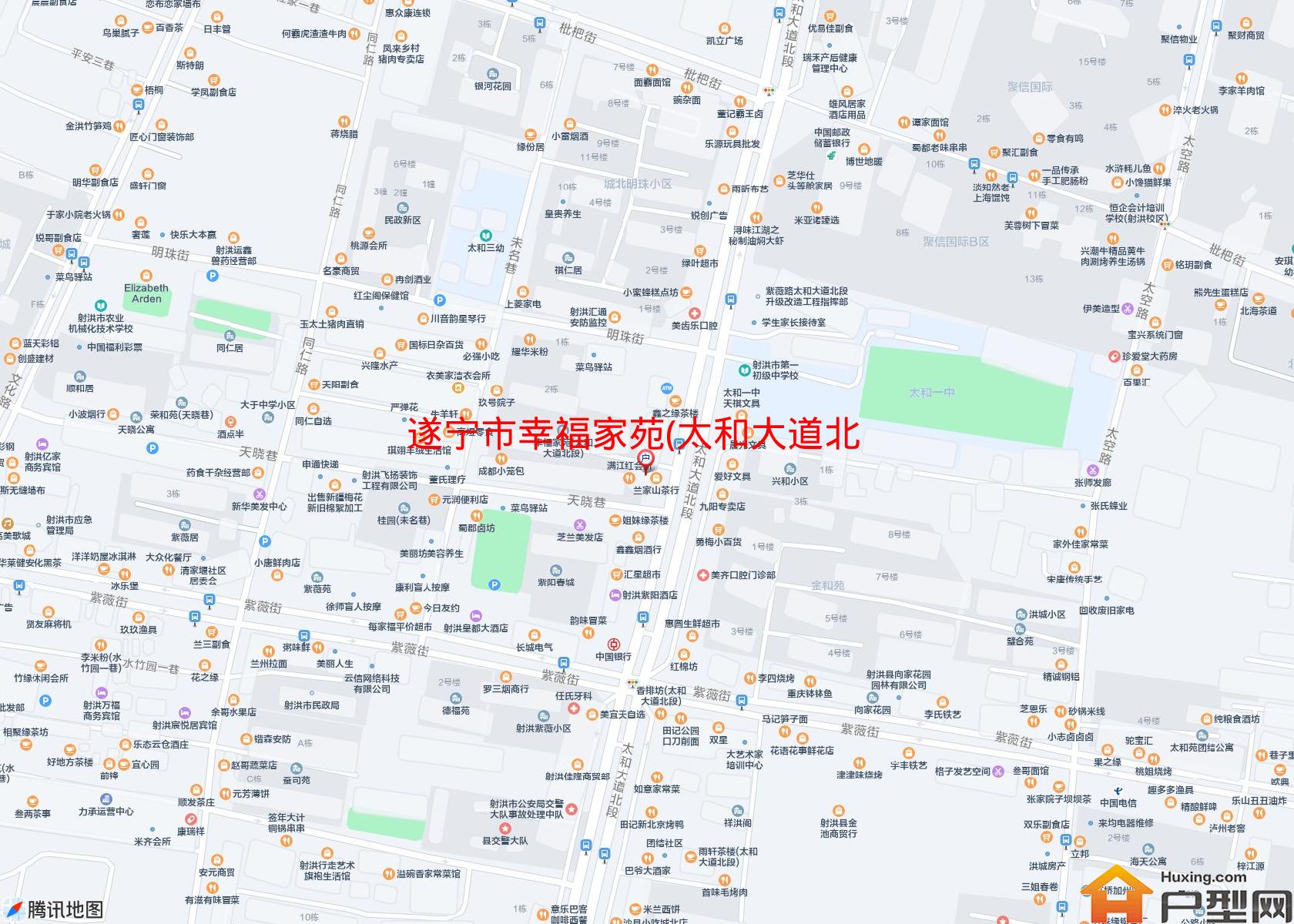 幸福家苑(太和大道北段168号)小区 - 户型网