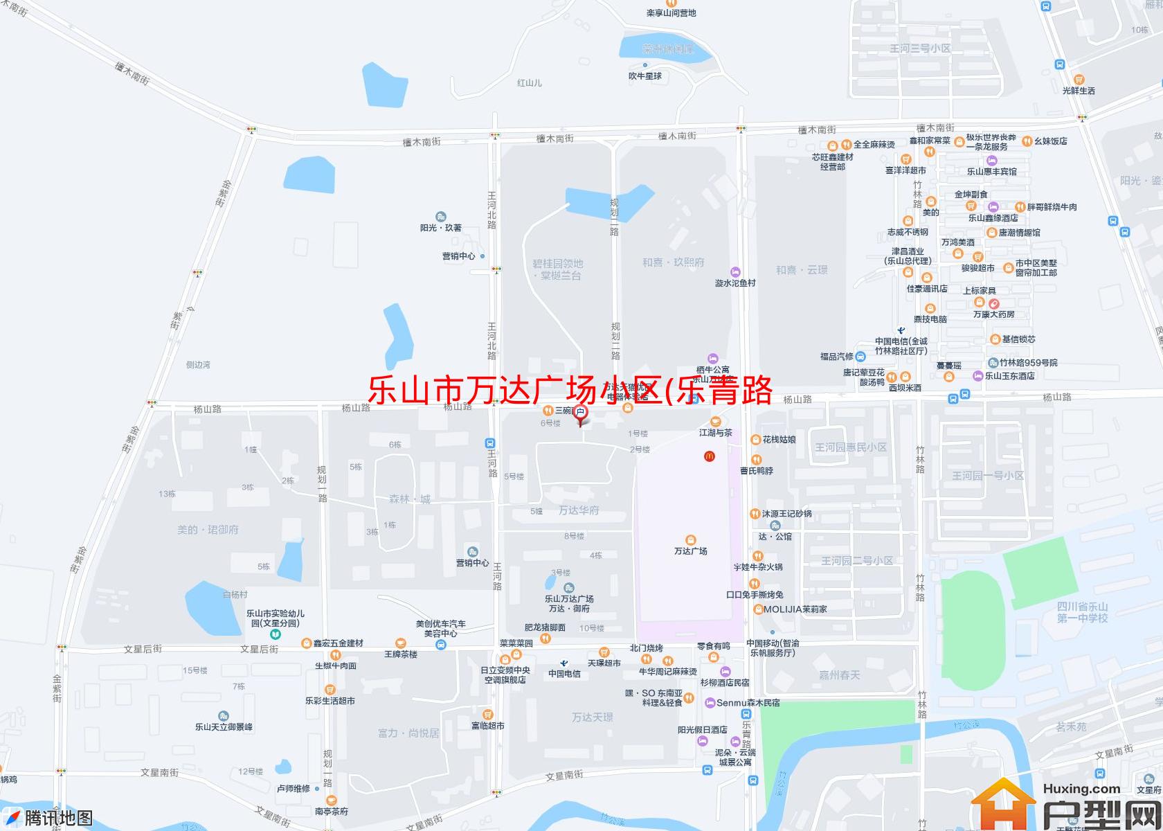 万达广场小区(乐青路)小区 - 户型网