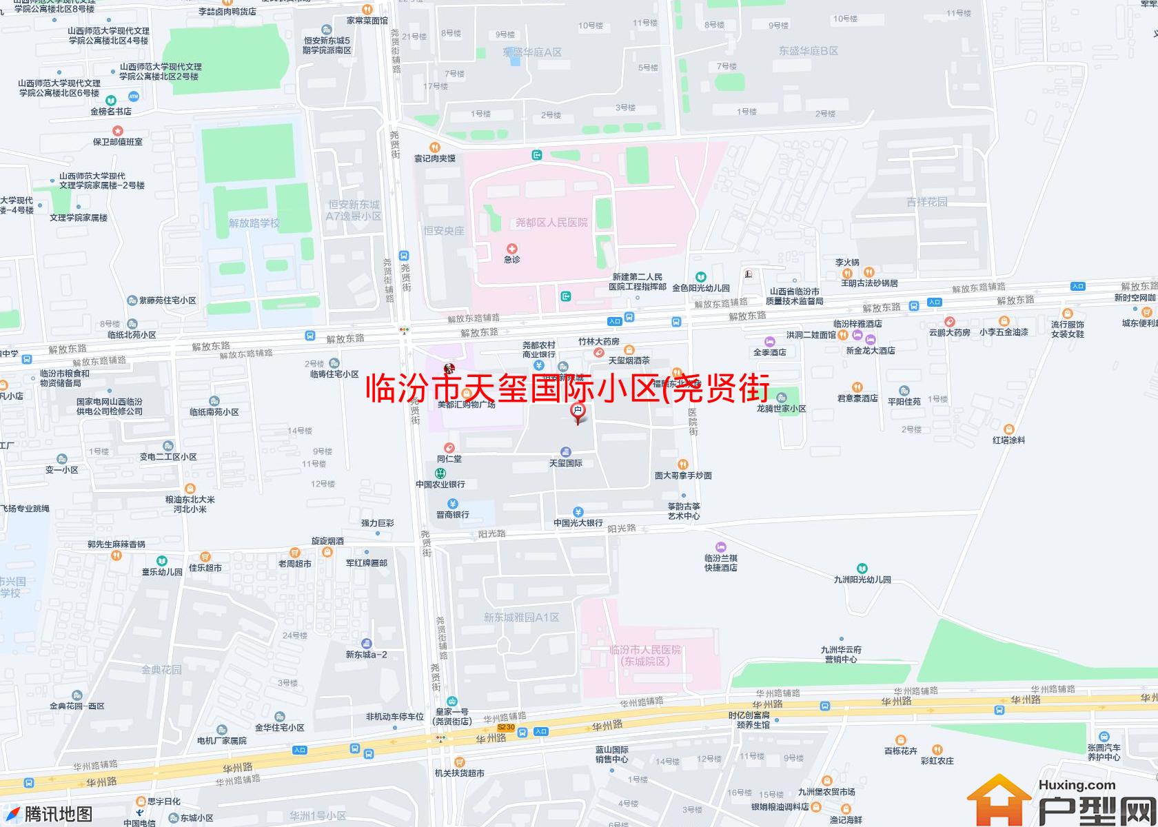 天玺国际小区(尧贤街)小区 - 户型网