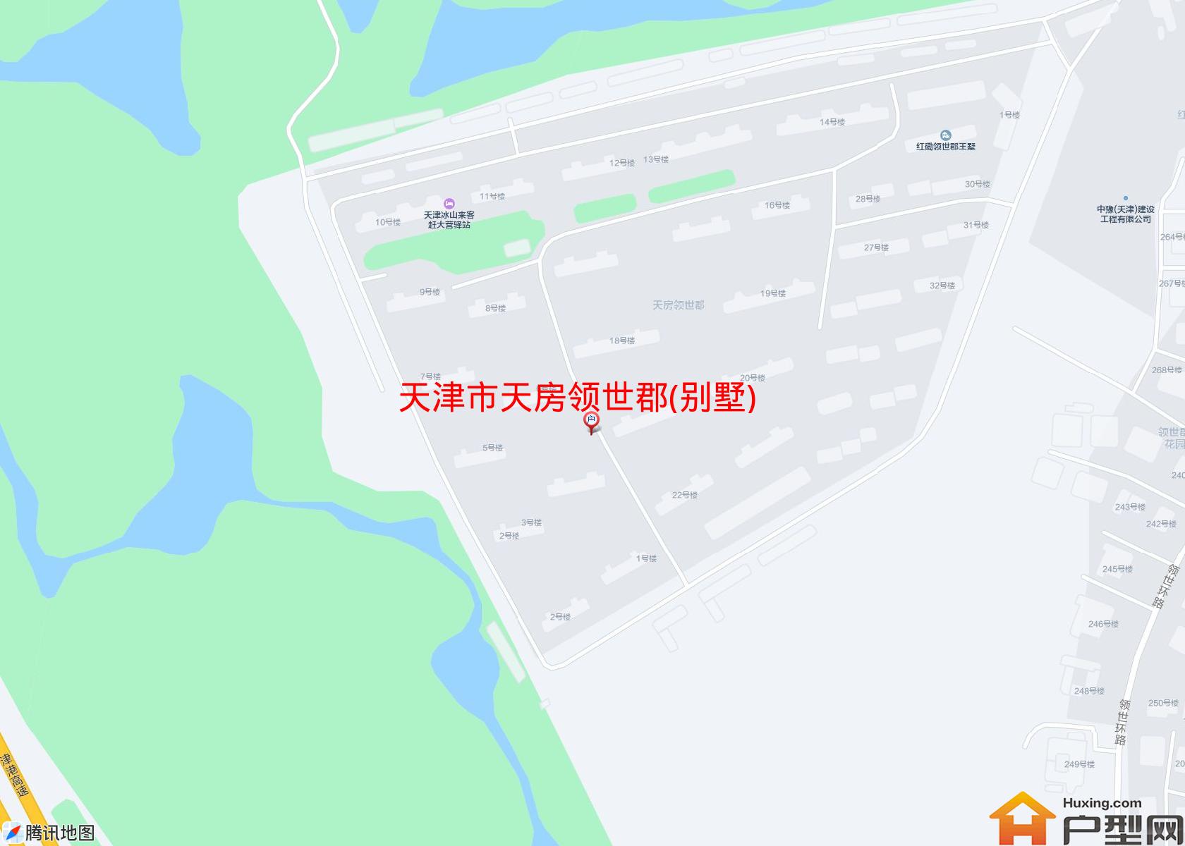 天房领世郡(别墅)小区 - 户型网