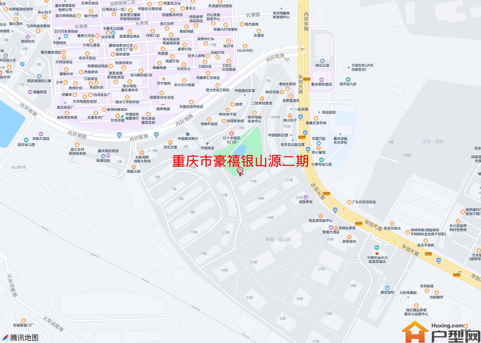 豪禧银山源二期小区 - 户型网