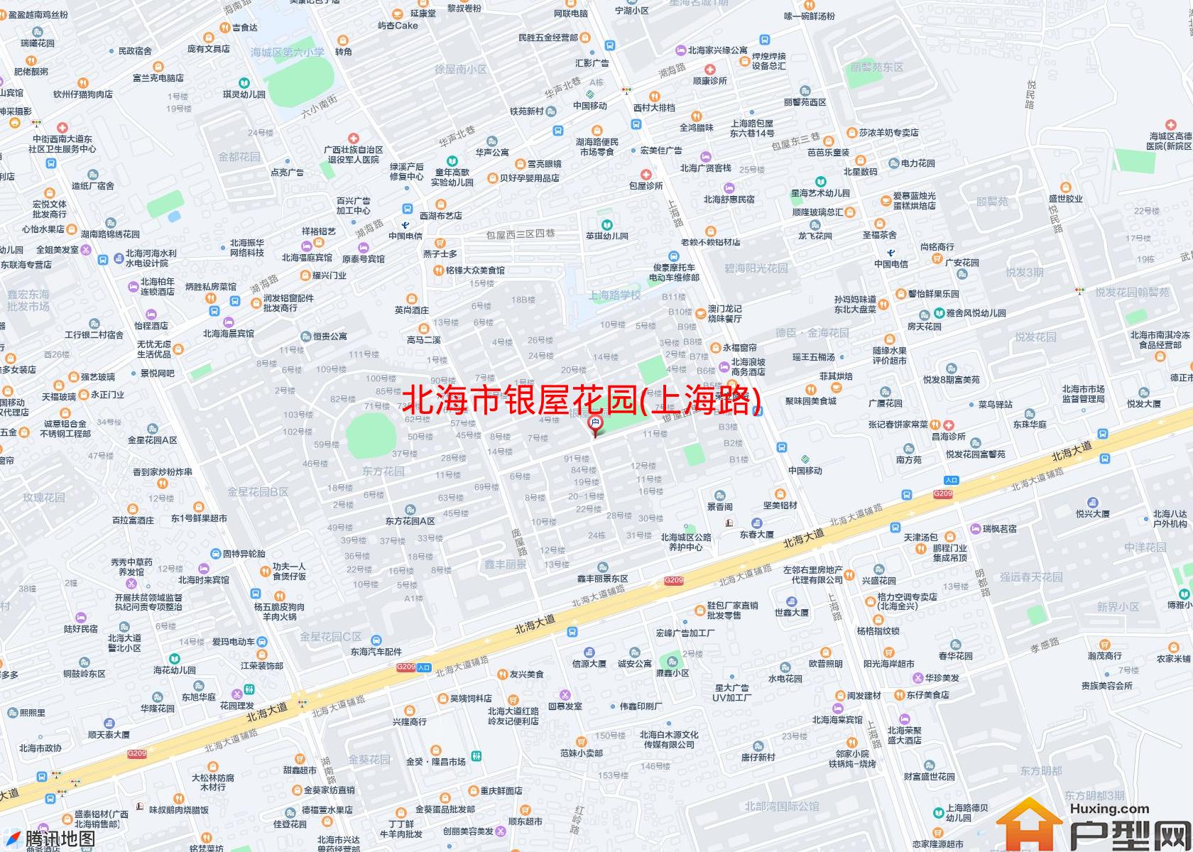 银屋花园(上海路)小区 - 户型网