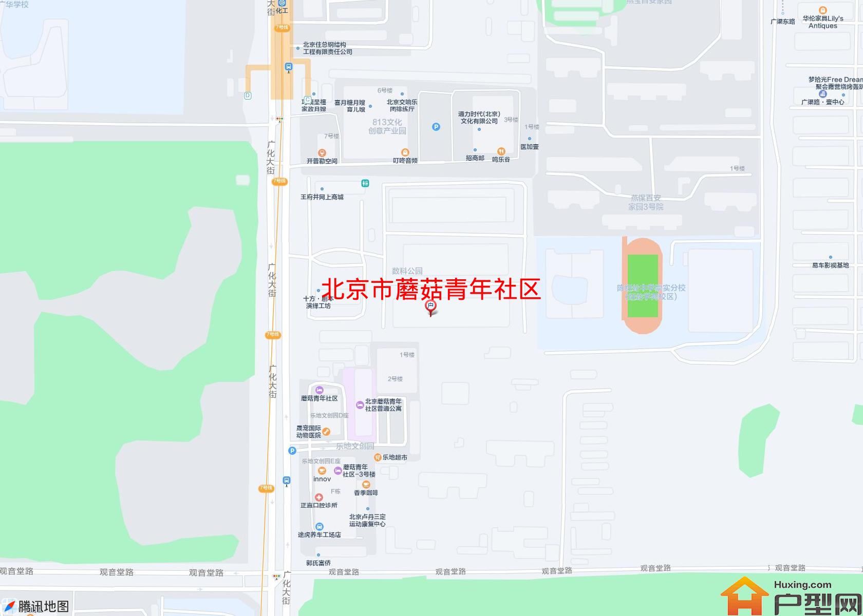 蘑菇青年社区小区 - 户型网