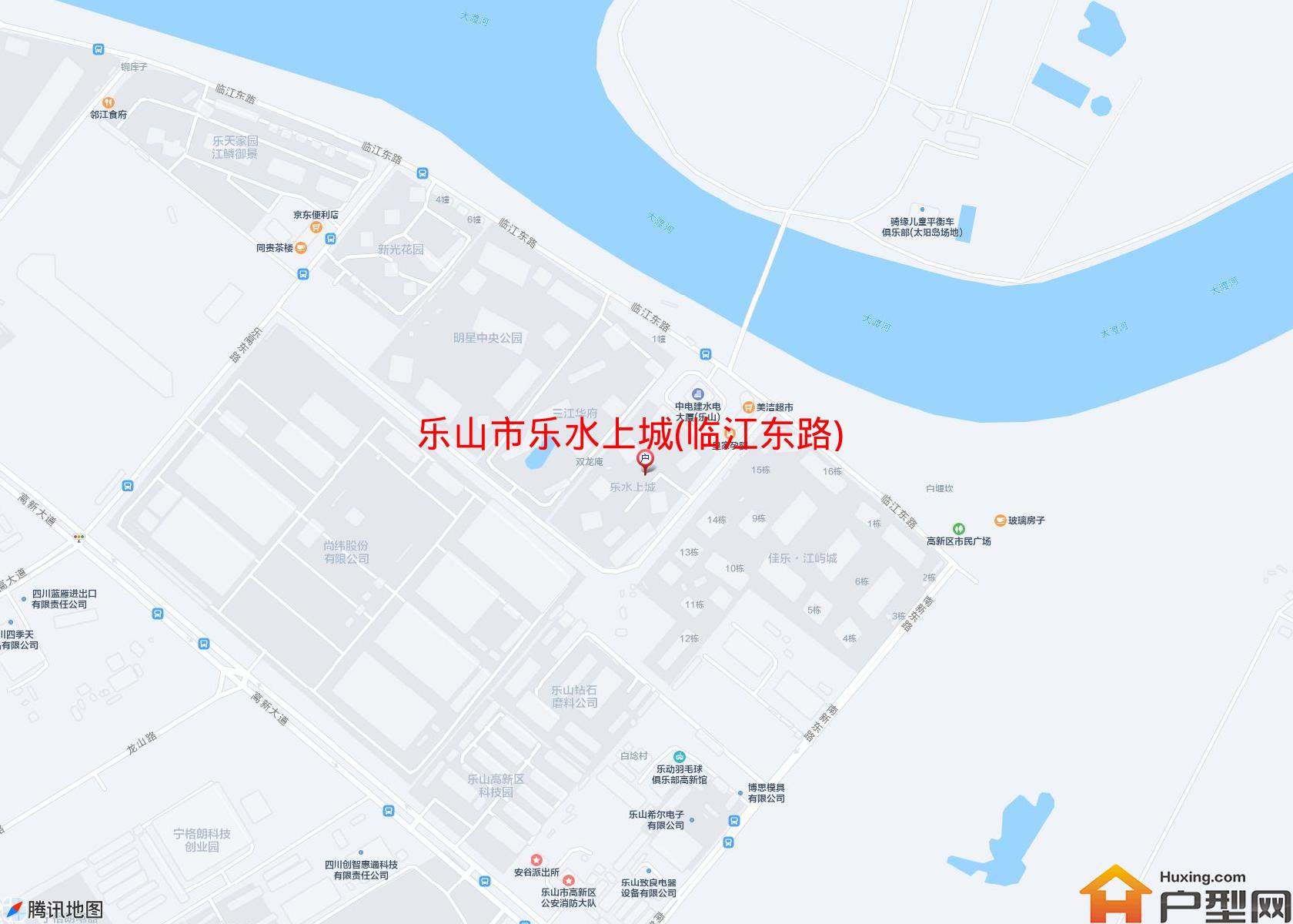 乐水上城(临江东路)小区 - 户型网