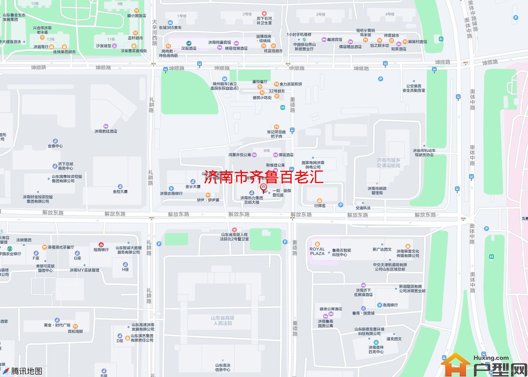 齐鲁百老汇小区 - 户型网