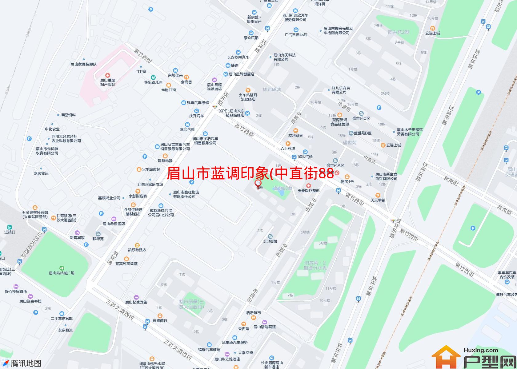 蓝调印象(中直街88号)小区 - 户型网