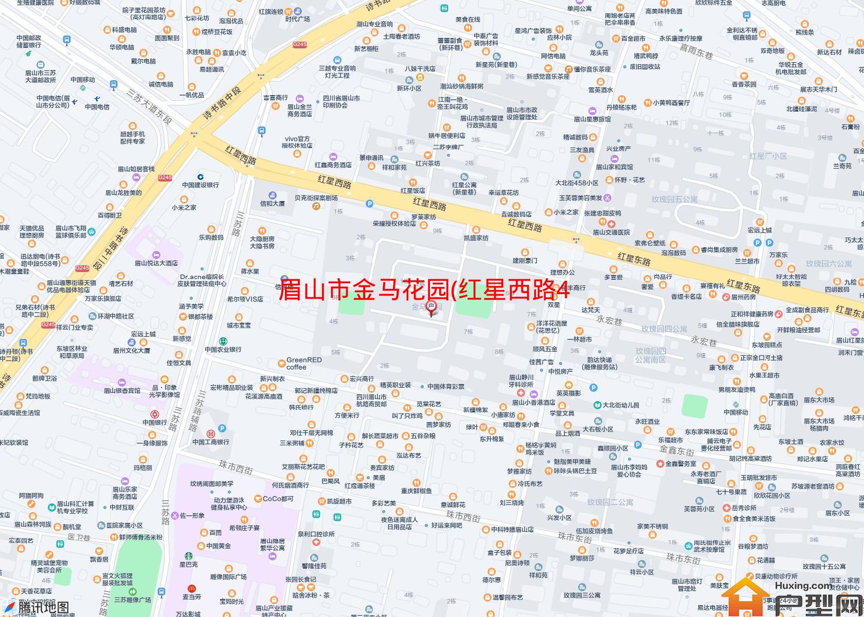 金马花园(红星西路41号)小区 - 户型网