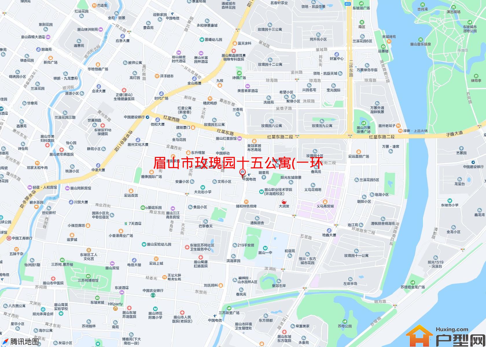 玫瑰园十五公寓(一环东路318号)小区 - 户型网