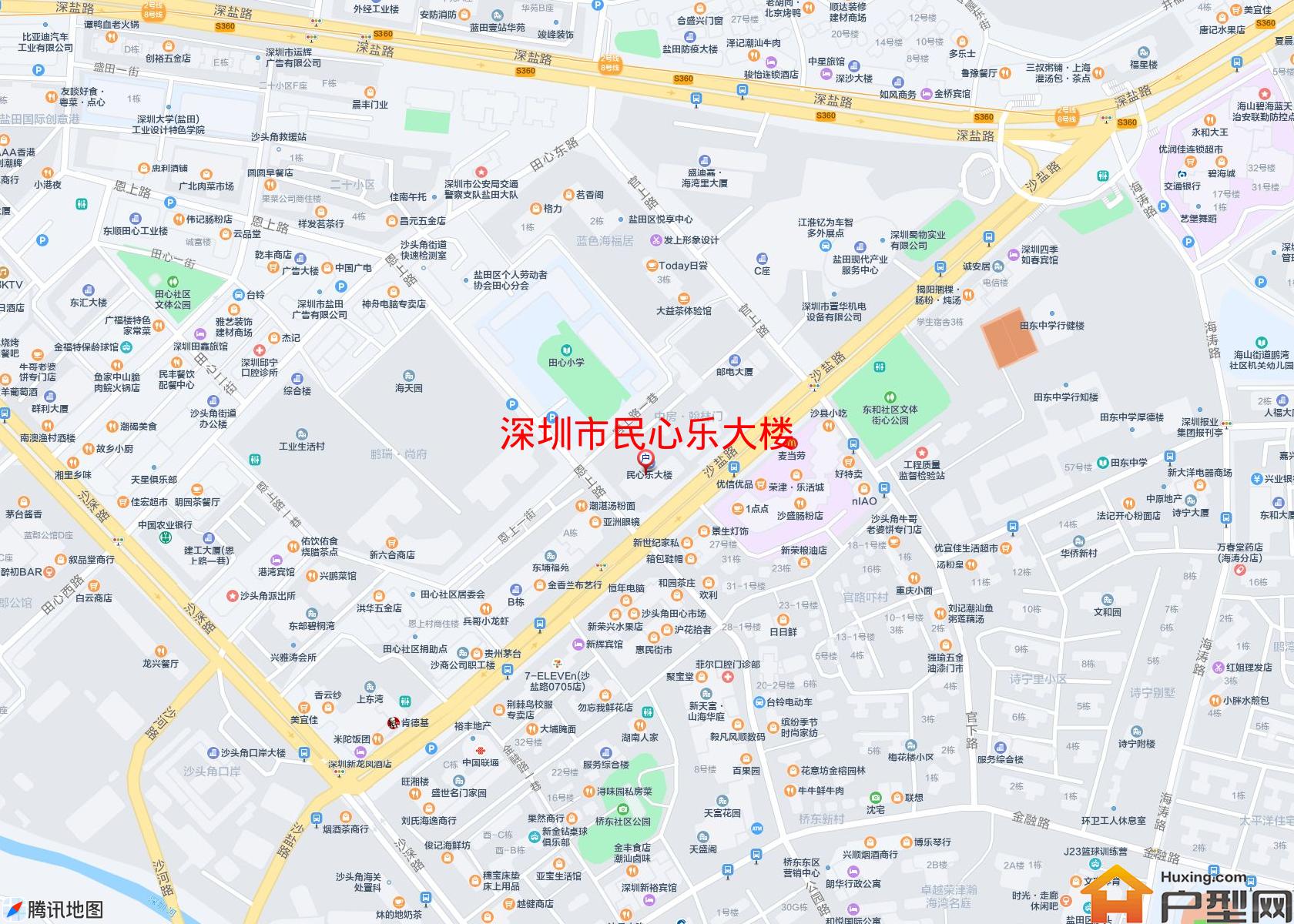 民心乐大楼小区 - 户型网