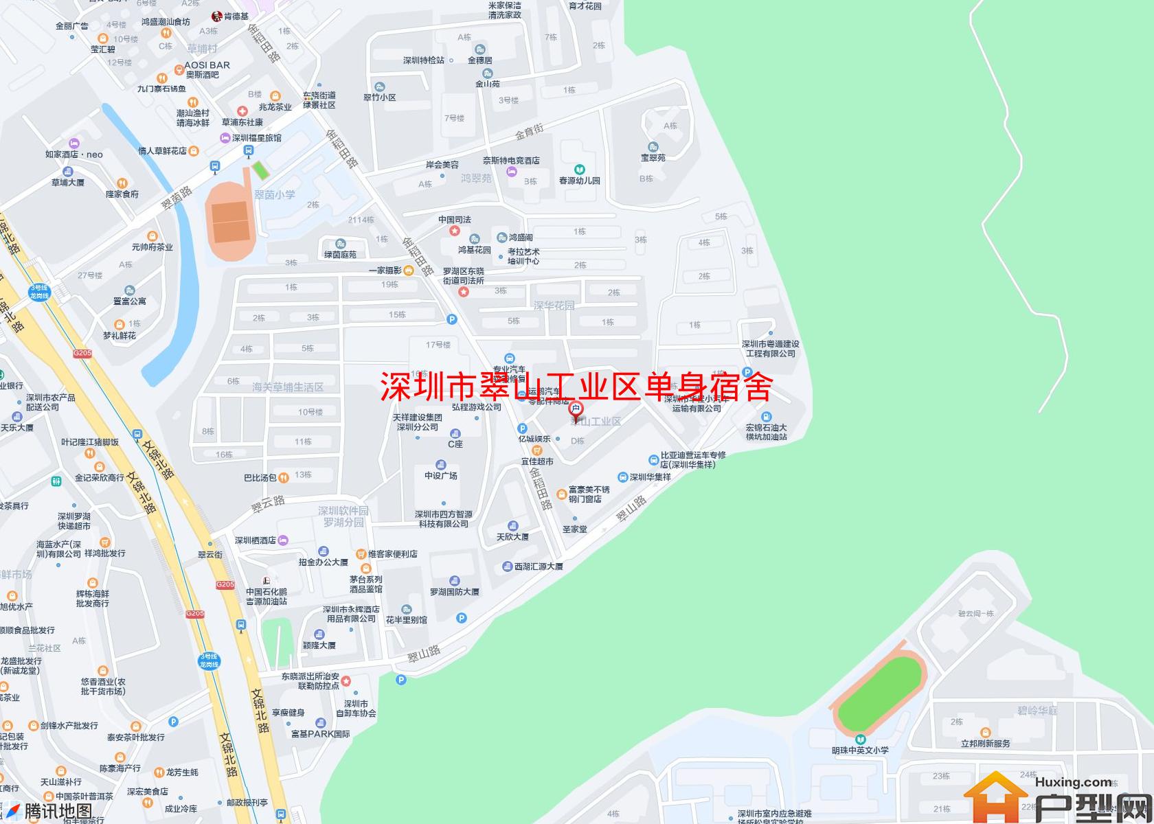 翠山工业区单身宿舍小区 - 户型网