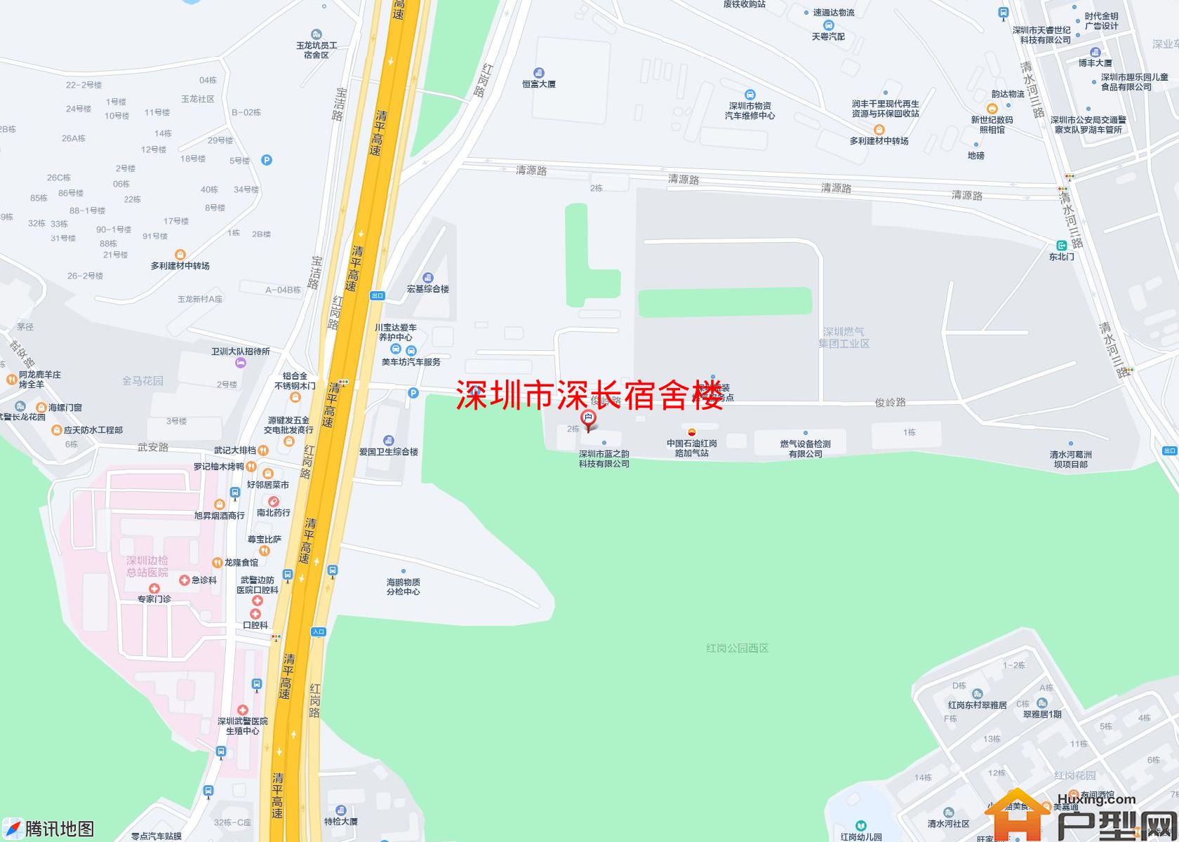 深长宿舍楼小区 - 户型网