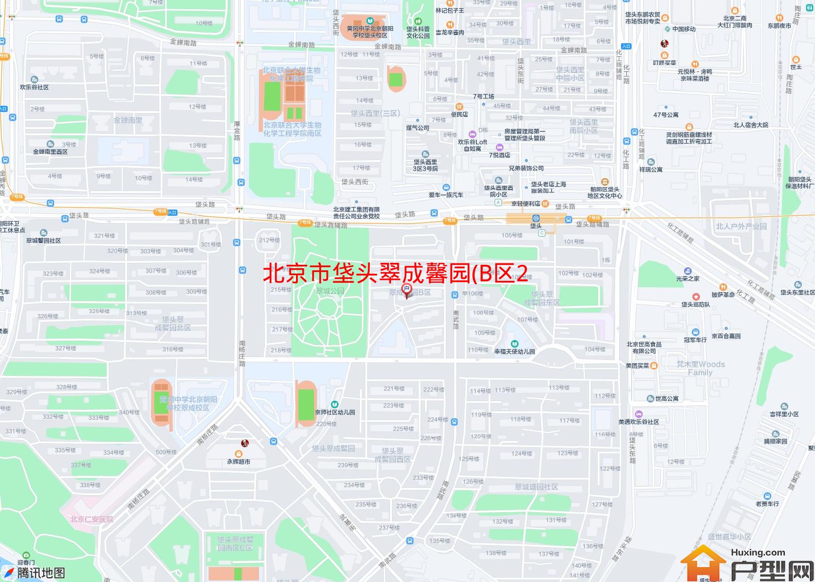 垡头翠成馨园(B区221-239号)小区 - 户型网