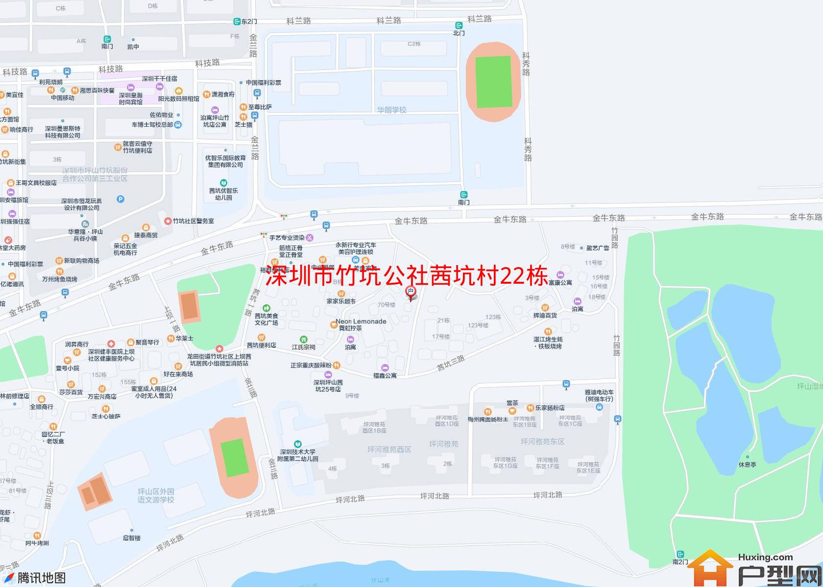 竹坑公社茜坑村22栋小区 - 户型网