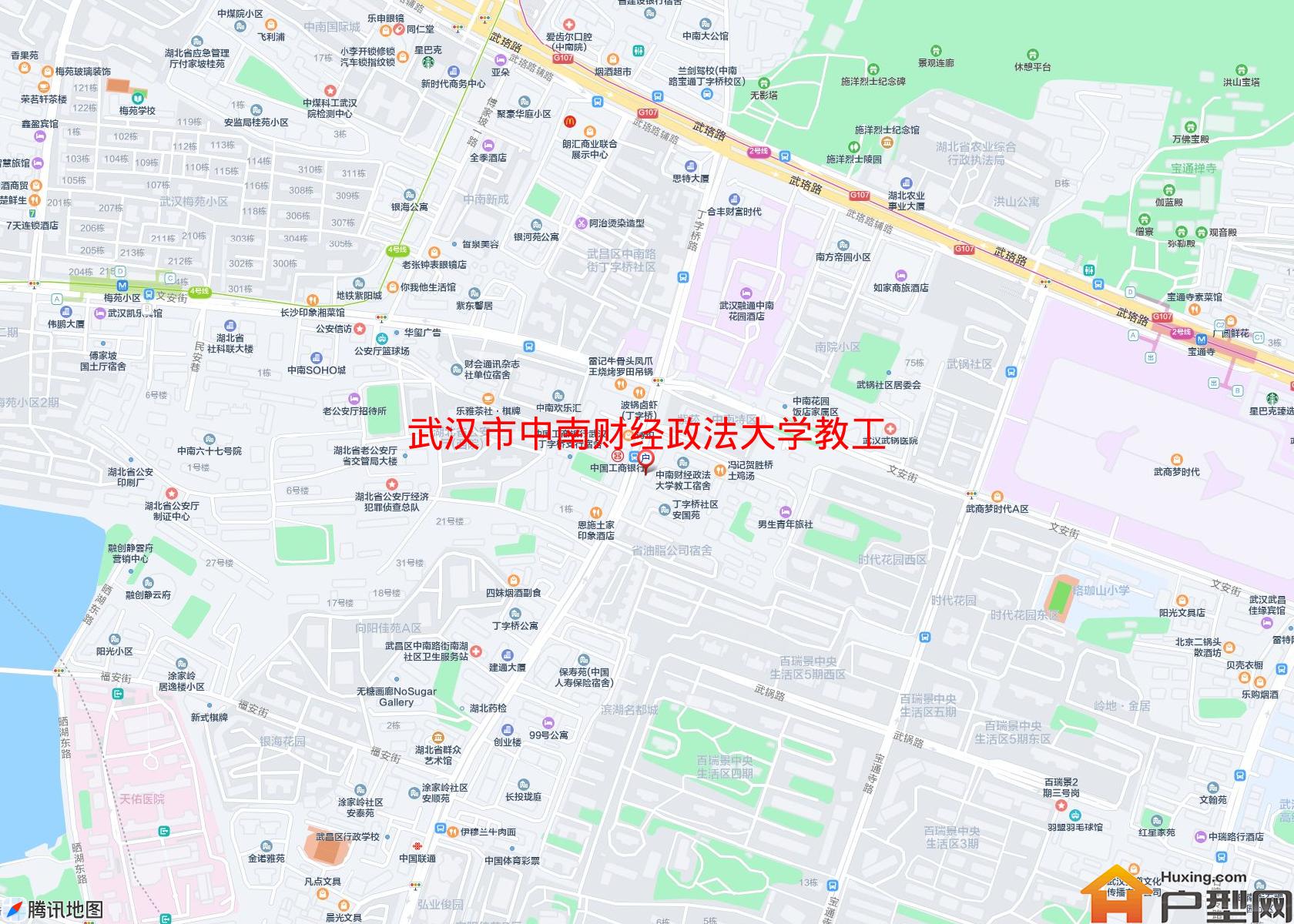 中南财经政法大学教工宿舍小区 - 户型网