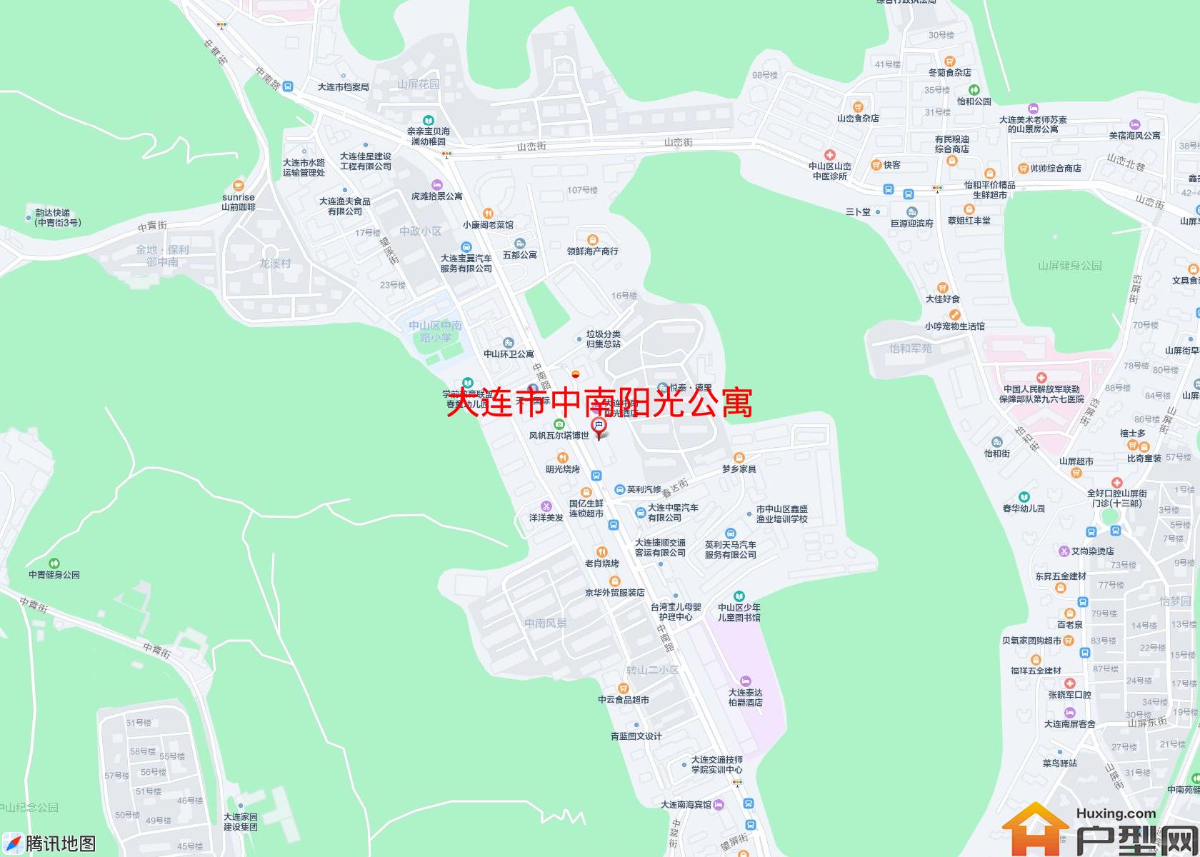 中南阳光公寓小区 - 户型网