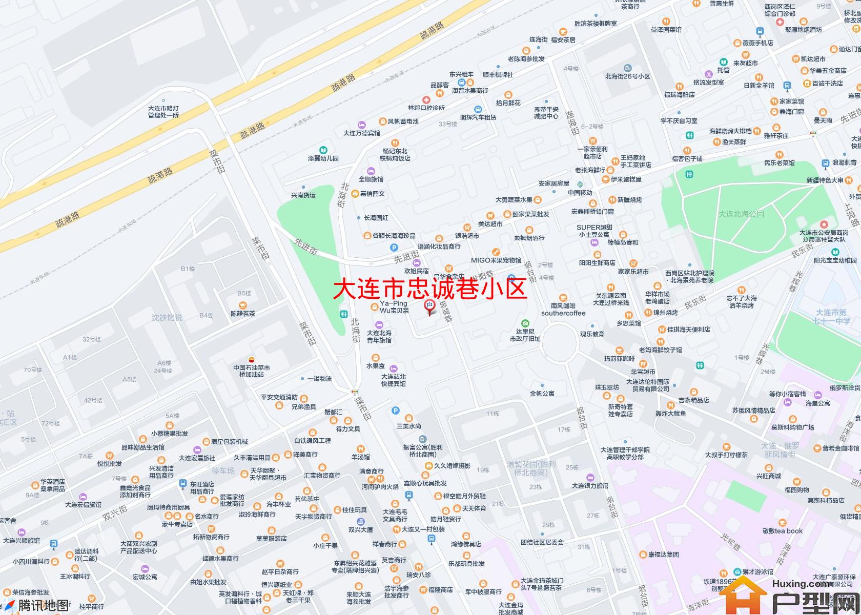 忠诚巷小区小区 - 户型网