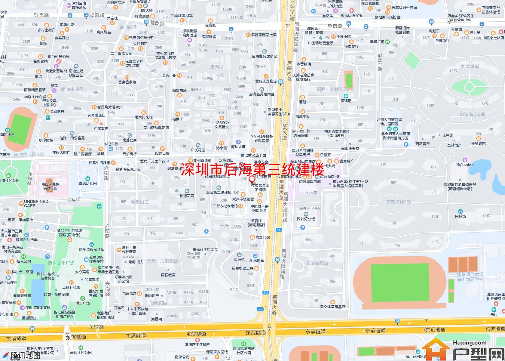 后海第三统建楼小区 - 户型网