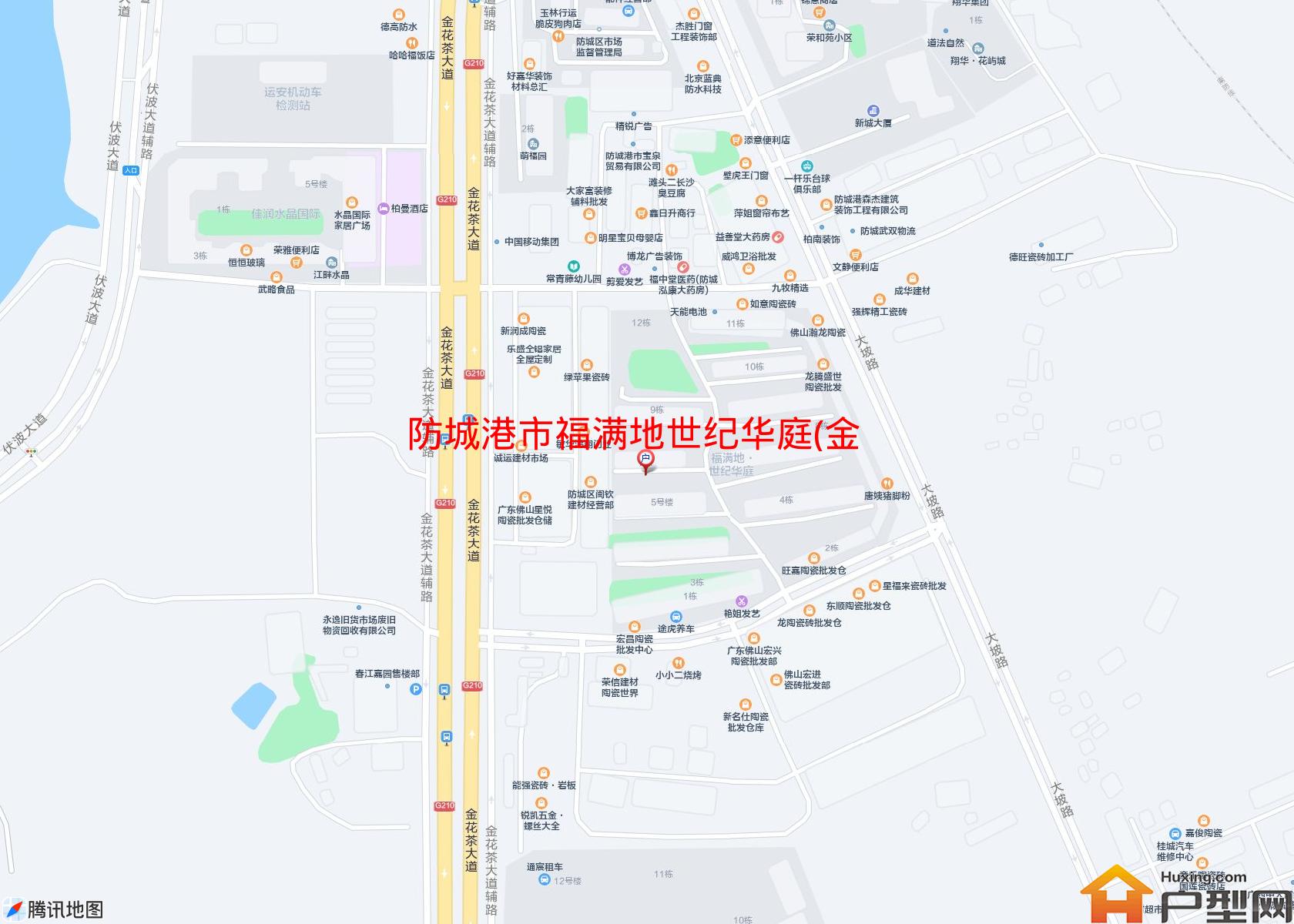 福满地世纪华庭(金花茶大道910号)小区 - 户型网