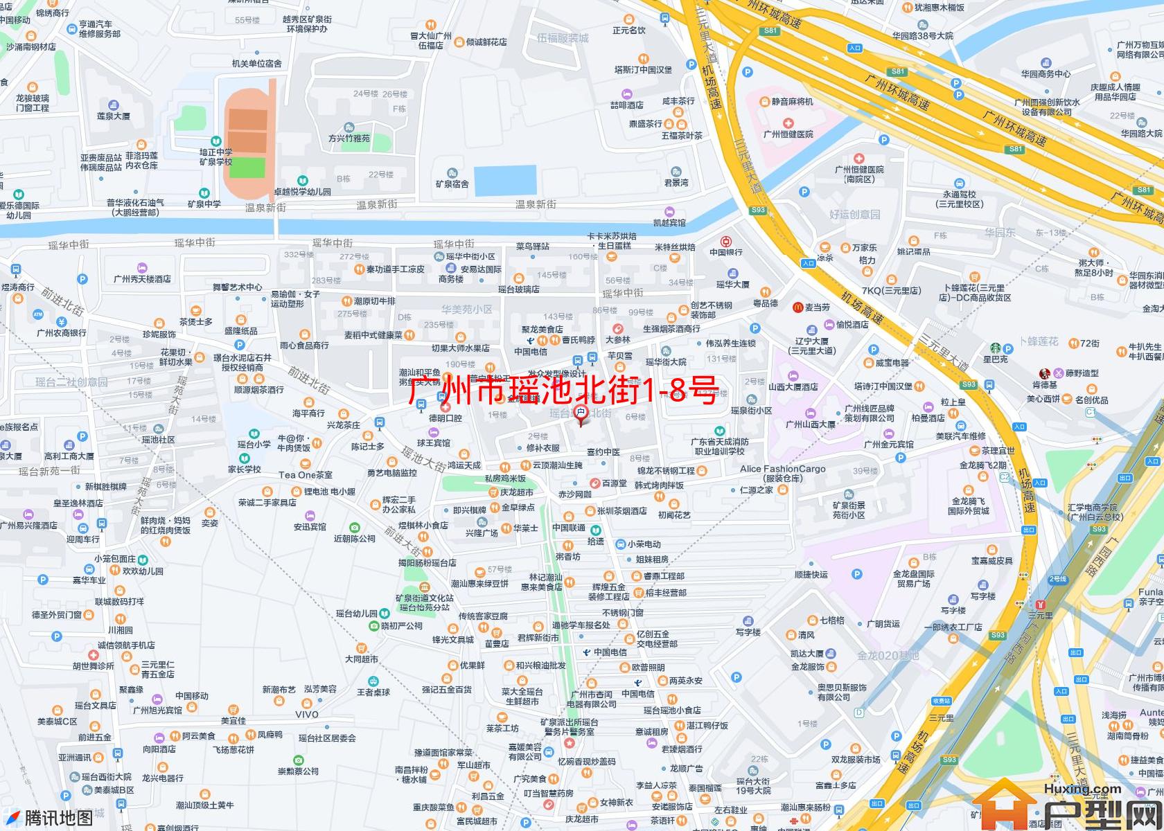 瑶池北街1-8号小区 - 户型网