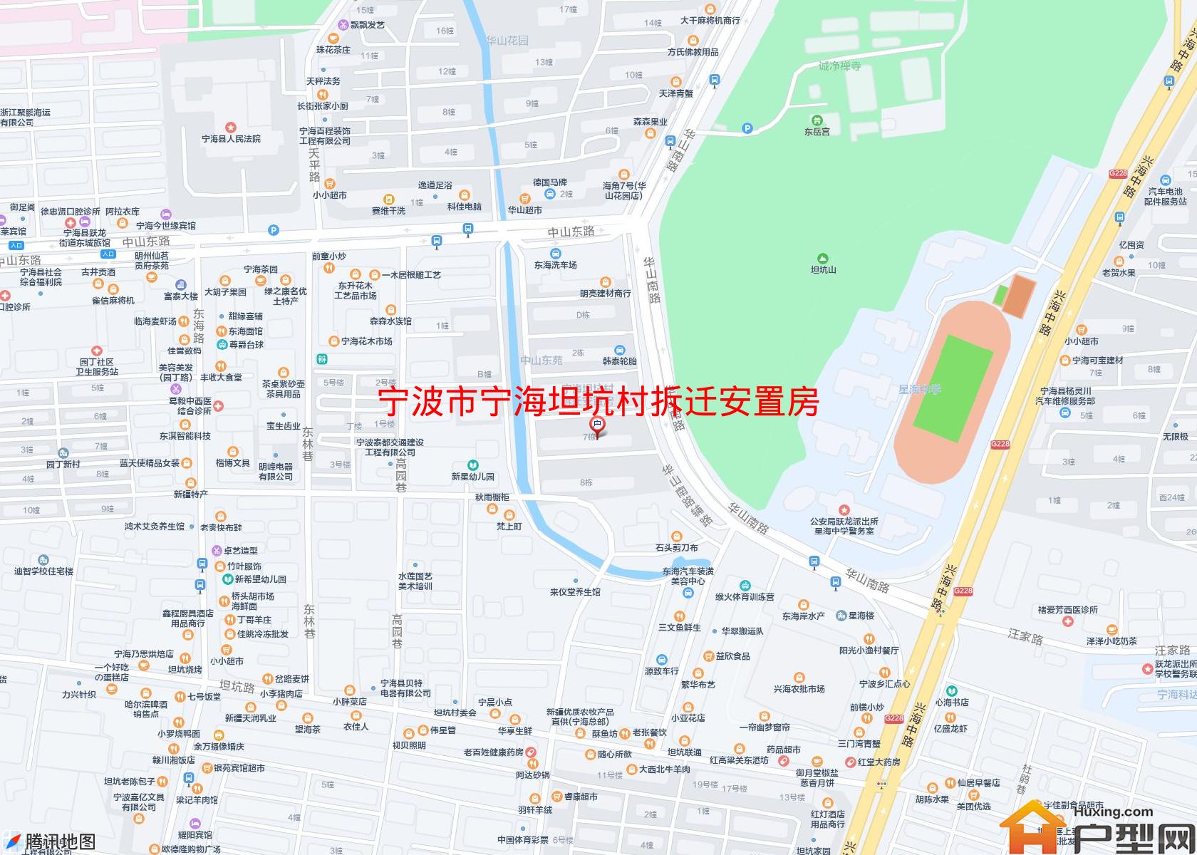 宁海坦坑村拆迁安置房小区 - 户型网