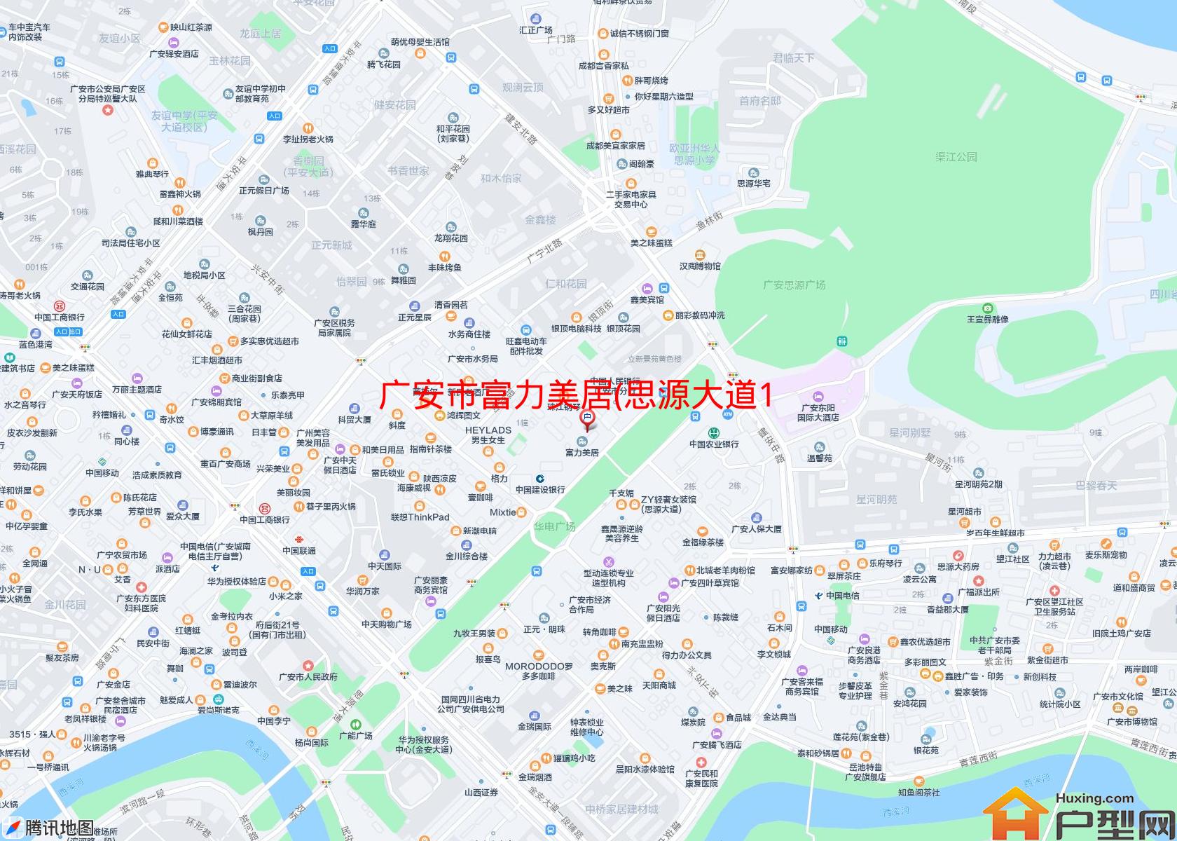 富力美居(思源大道110号)小区 - 户型网