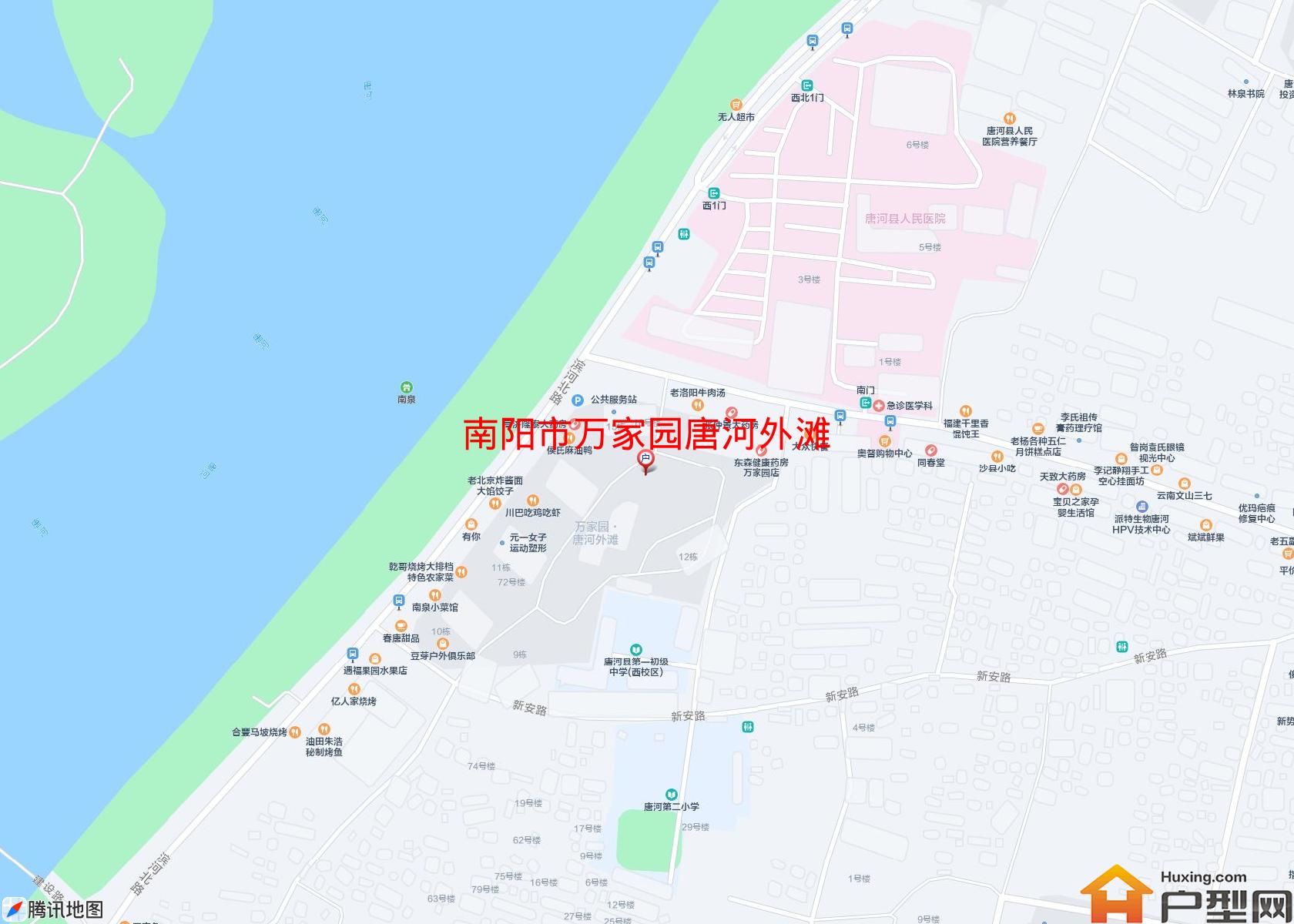 万家园唐河外滩小区 - 户型网