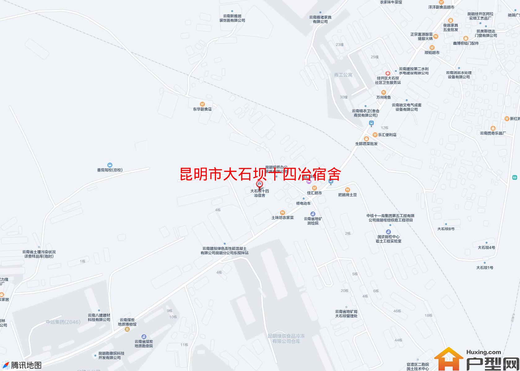 大石坝十四冶宿舍小区 - 户型网