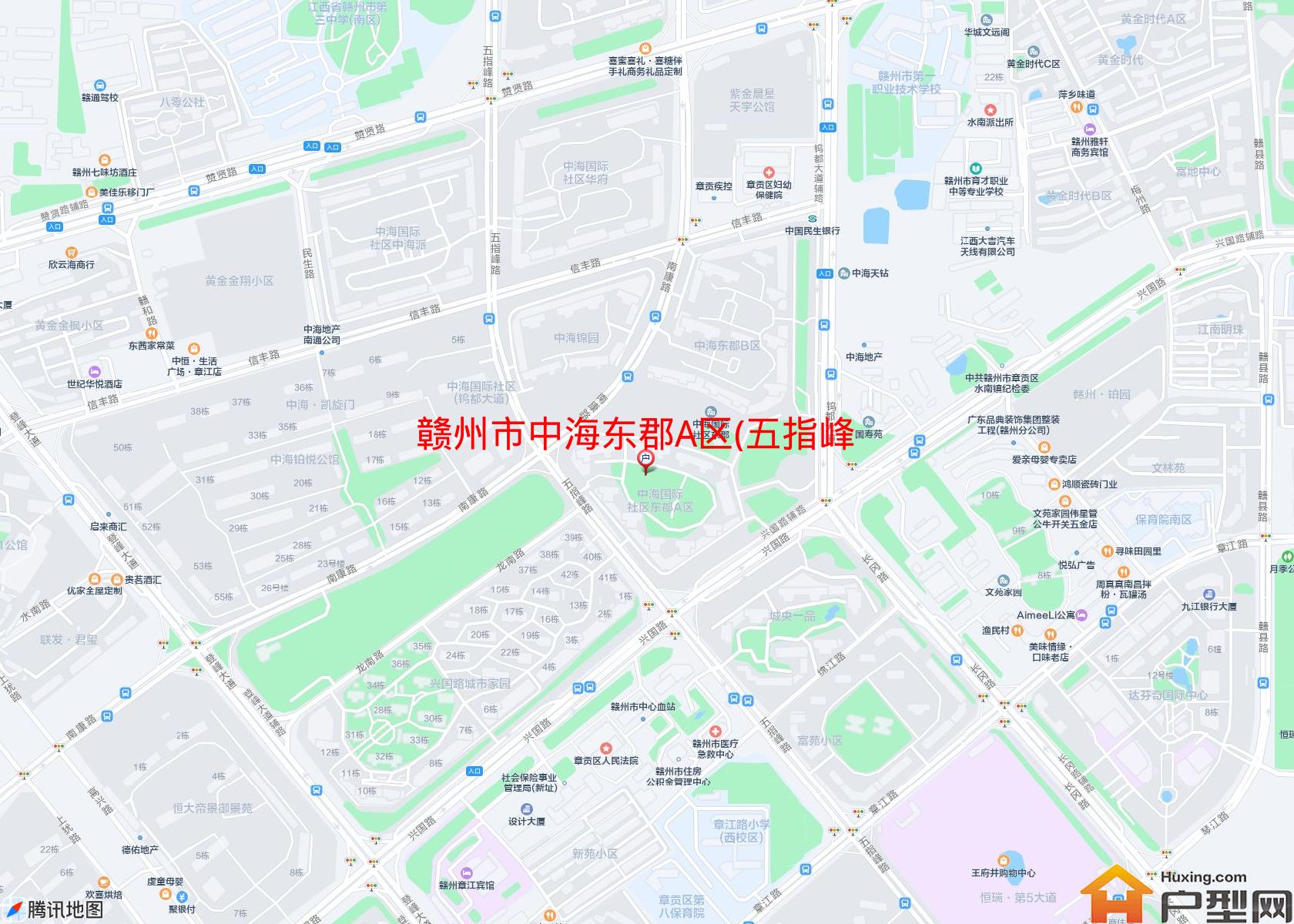 中海东郡A区(五指峰路21号)小区 - 户型网