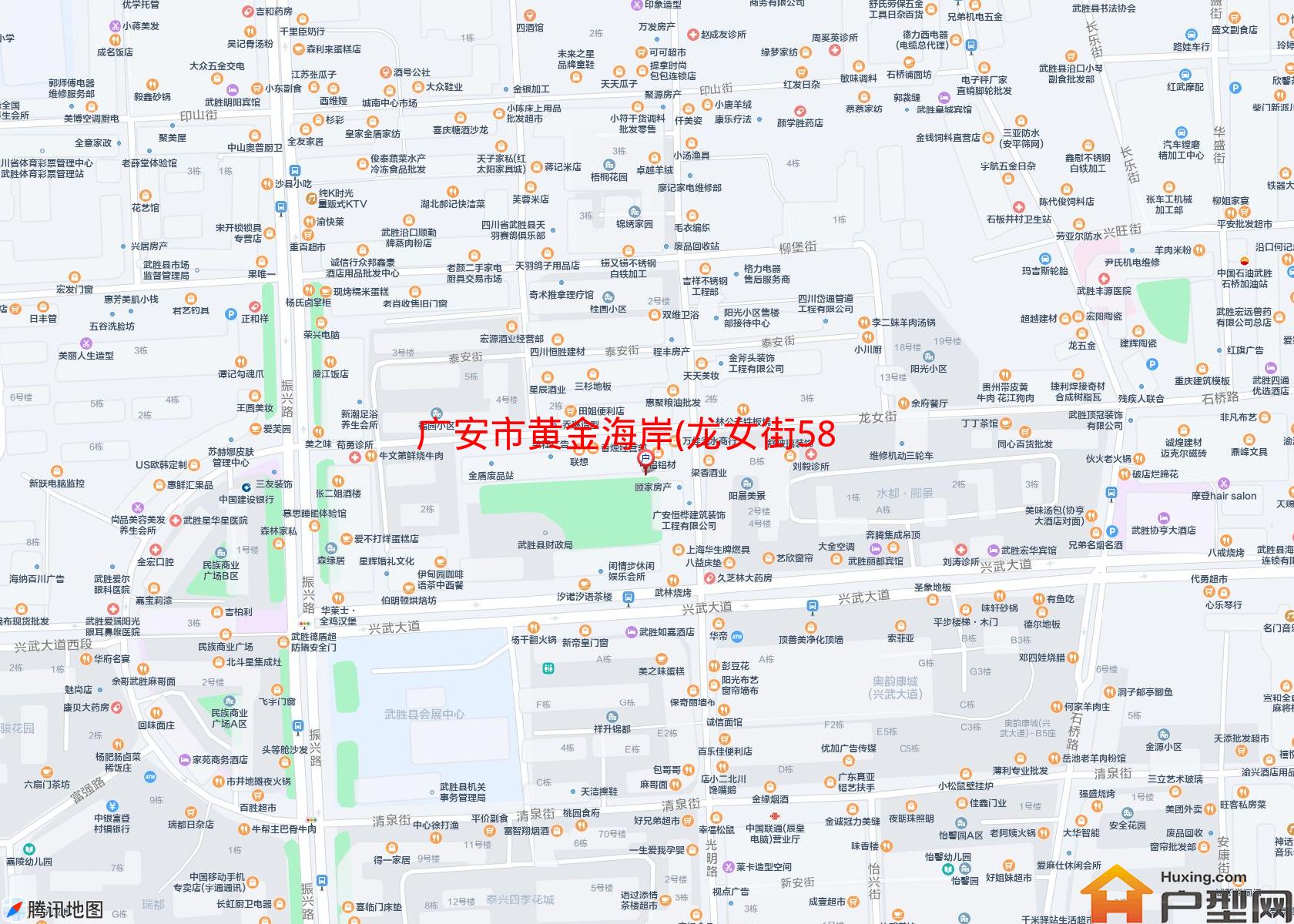 黄金海岸(龙女街58号)小区 - 户型网