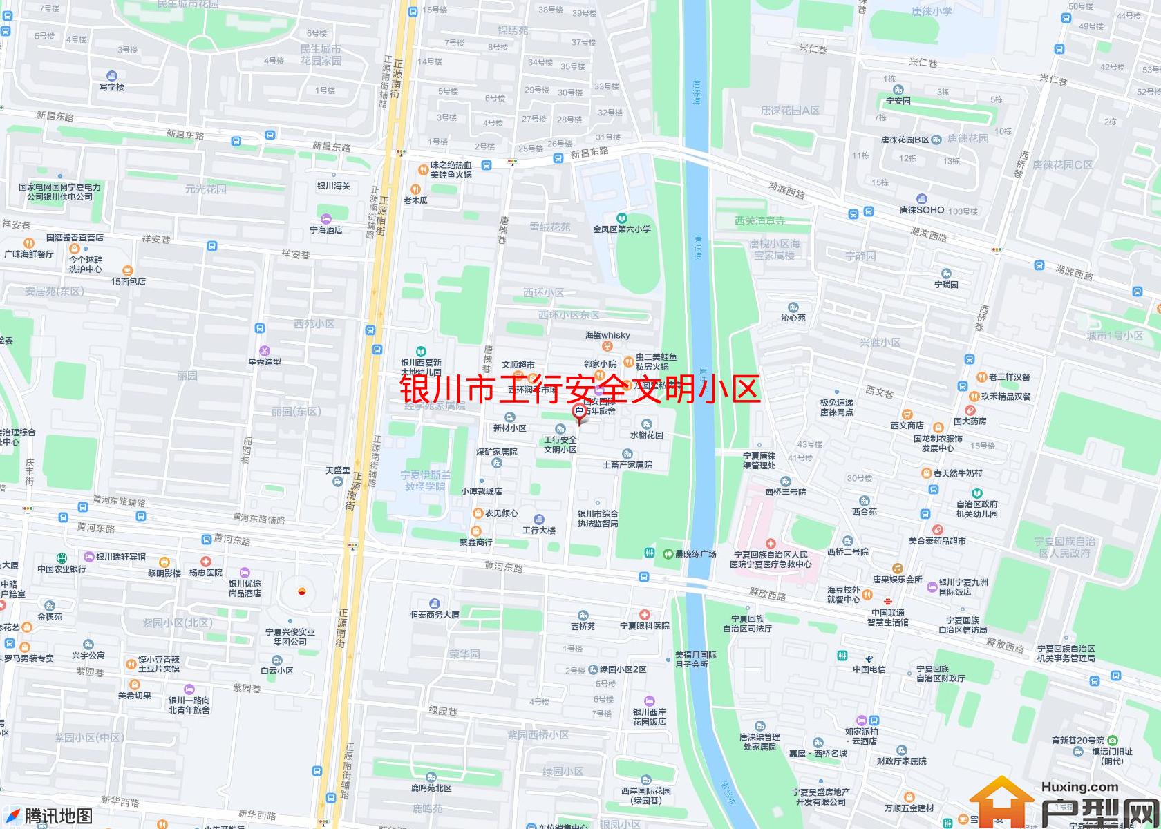 工行安全文明小区小区 - 户型网