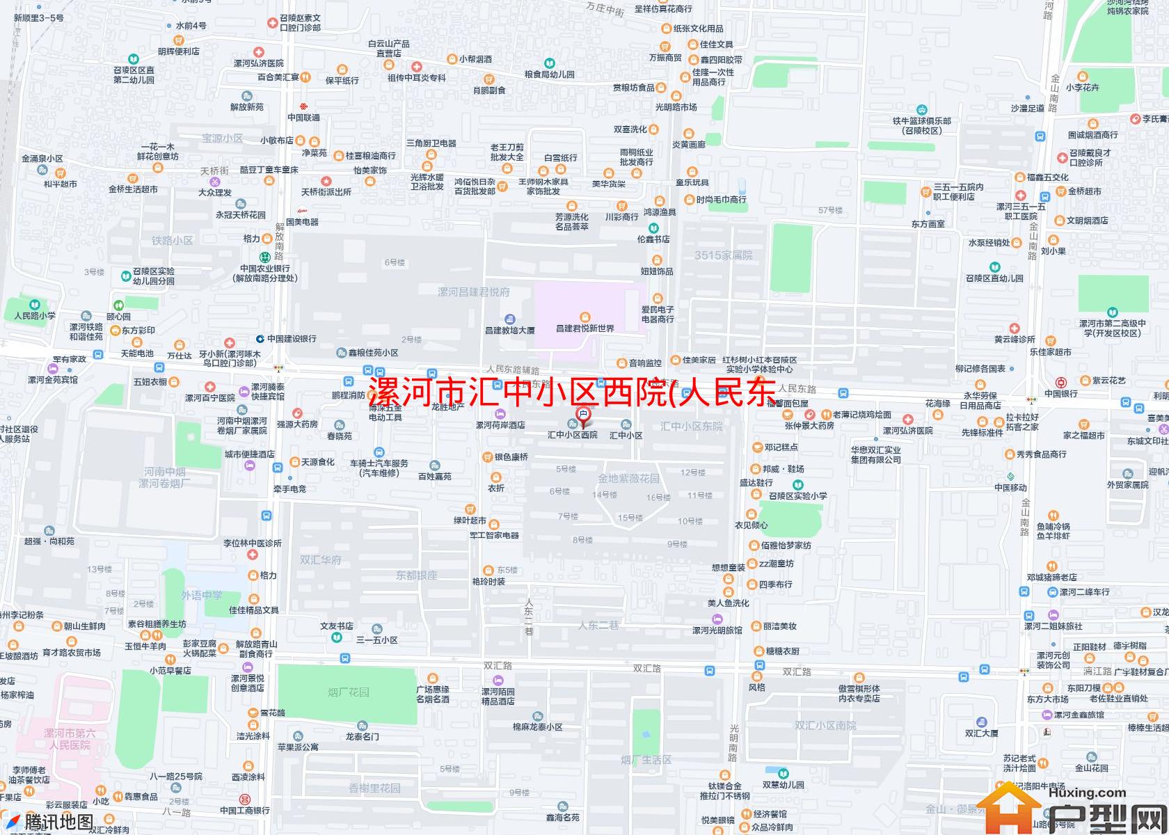 汇中小区西院(人民东路270号)小区 - 户型网