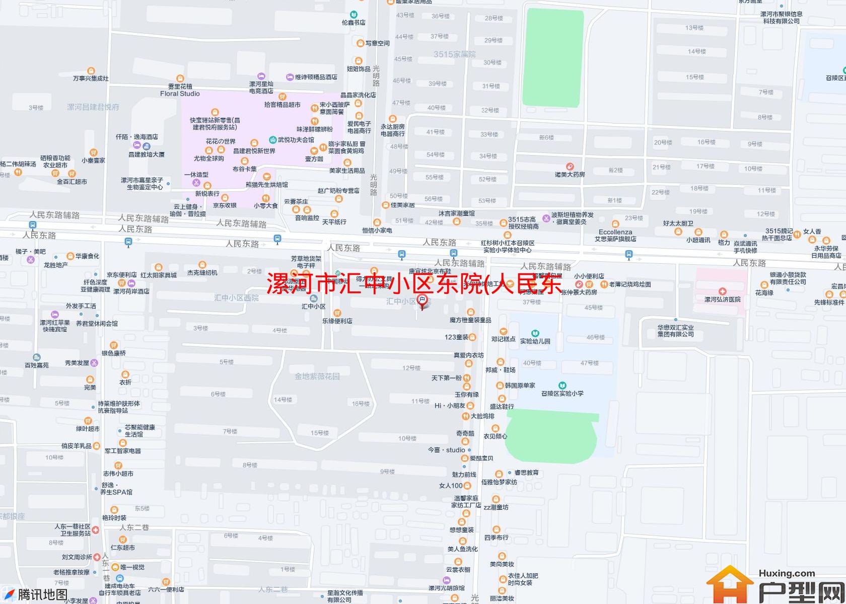 汇中小区东院(人民东路)小区 - 户型网