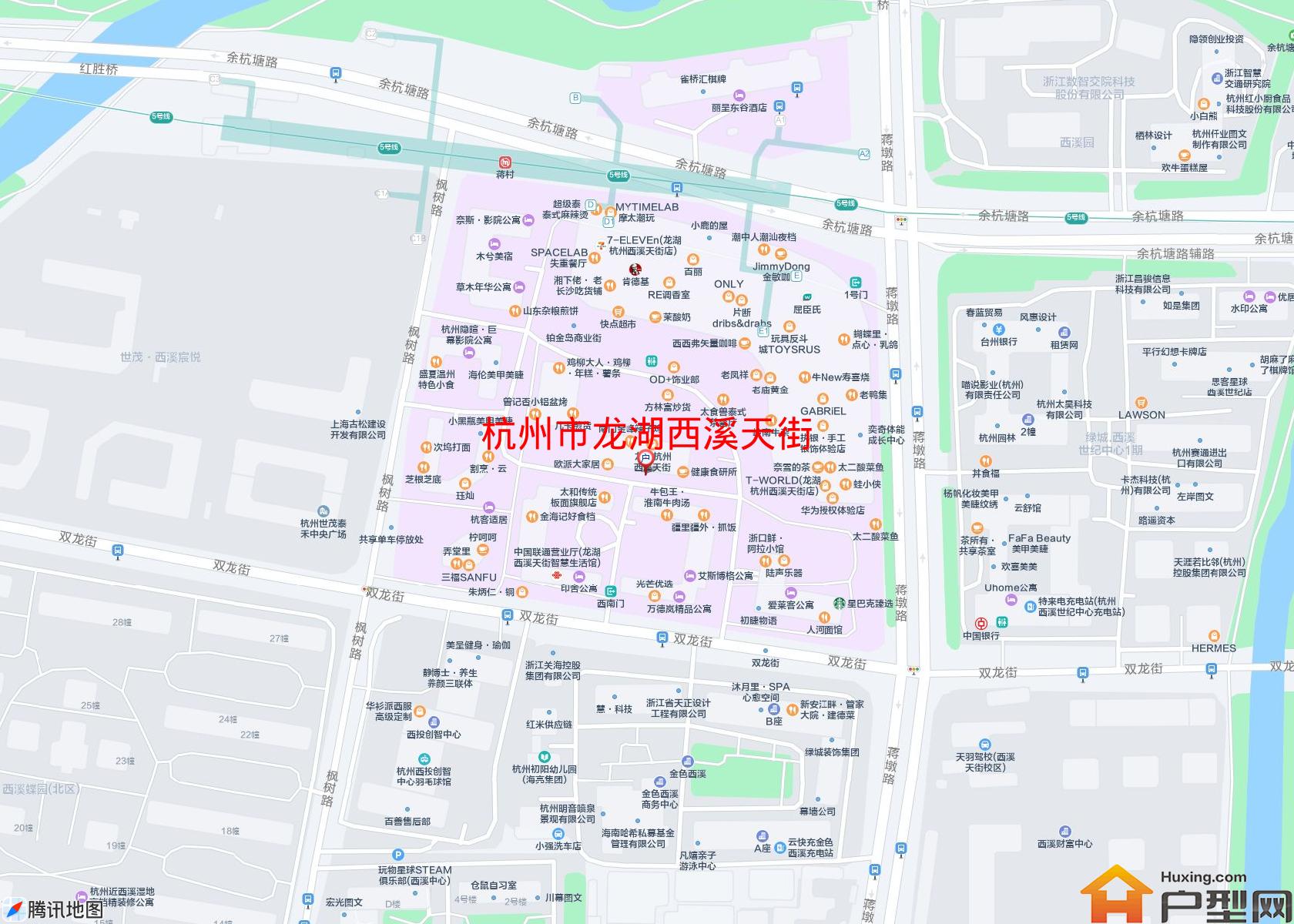 龙湖西溪天街小区 - 户型网
