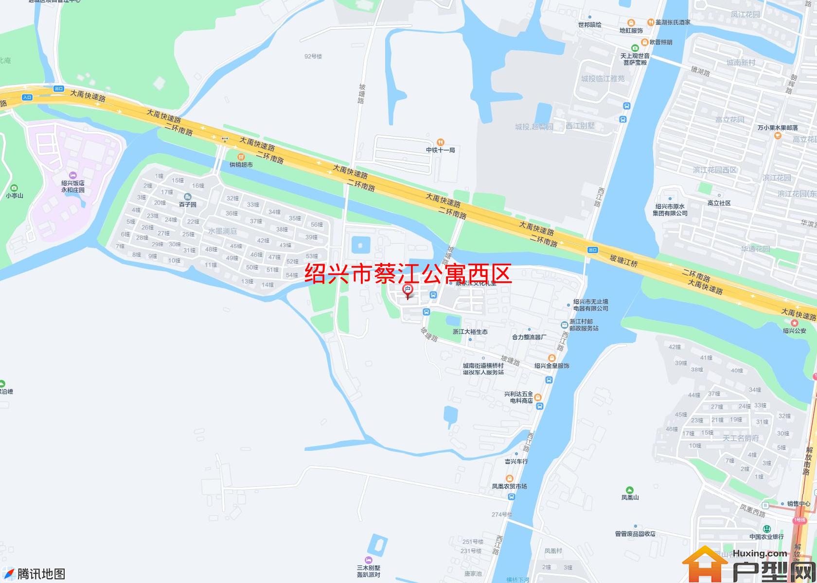 蔡江公寓西区小区 - 户型网
