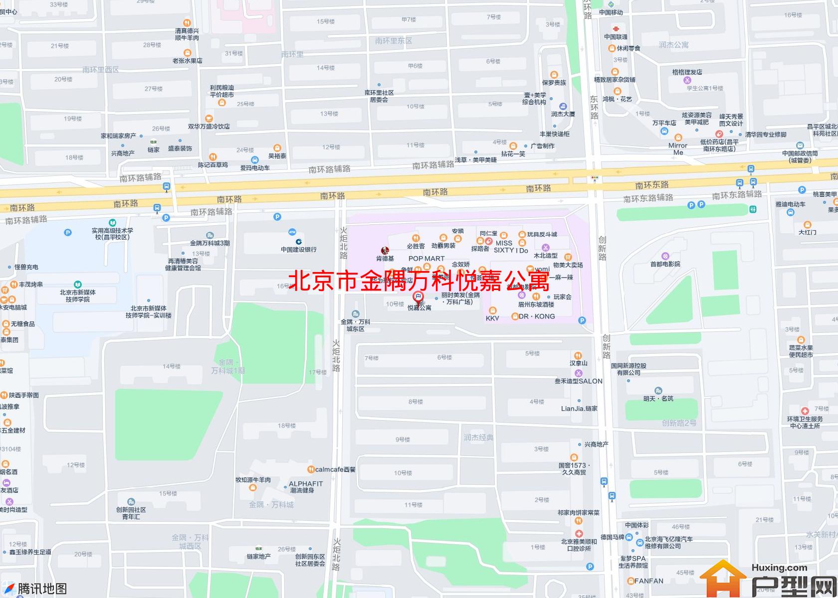 金隅万科悦嘉公寓小区 - 户型网
