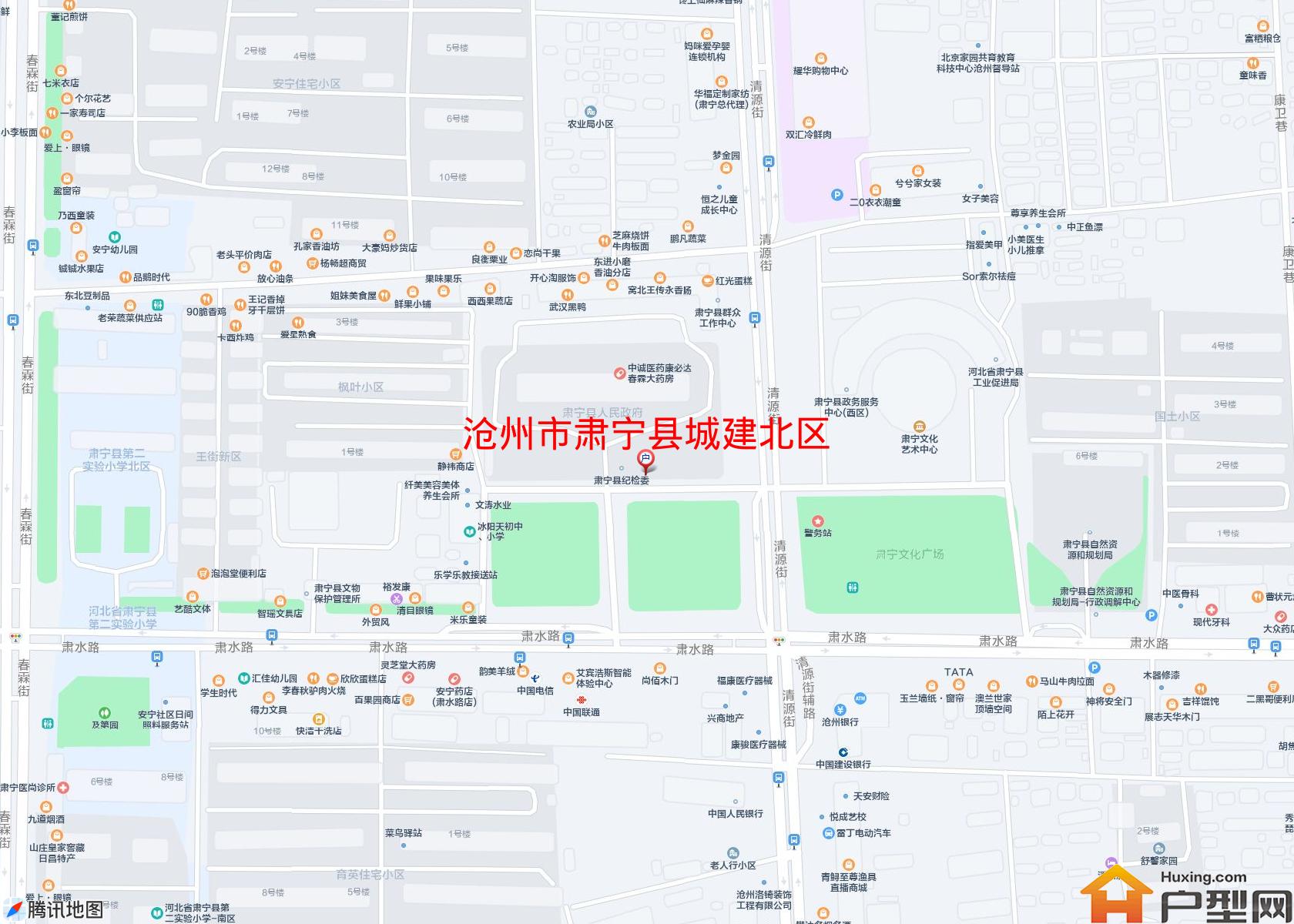 肃宁县城建北区小区 - 户型网