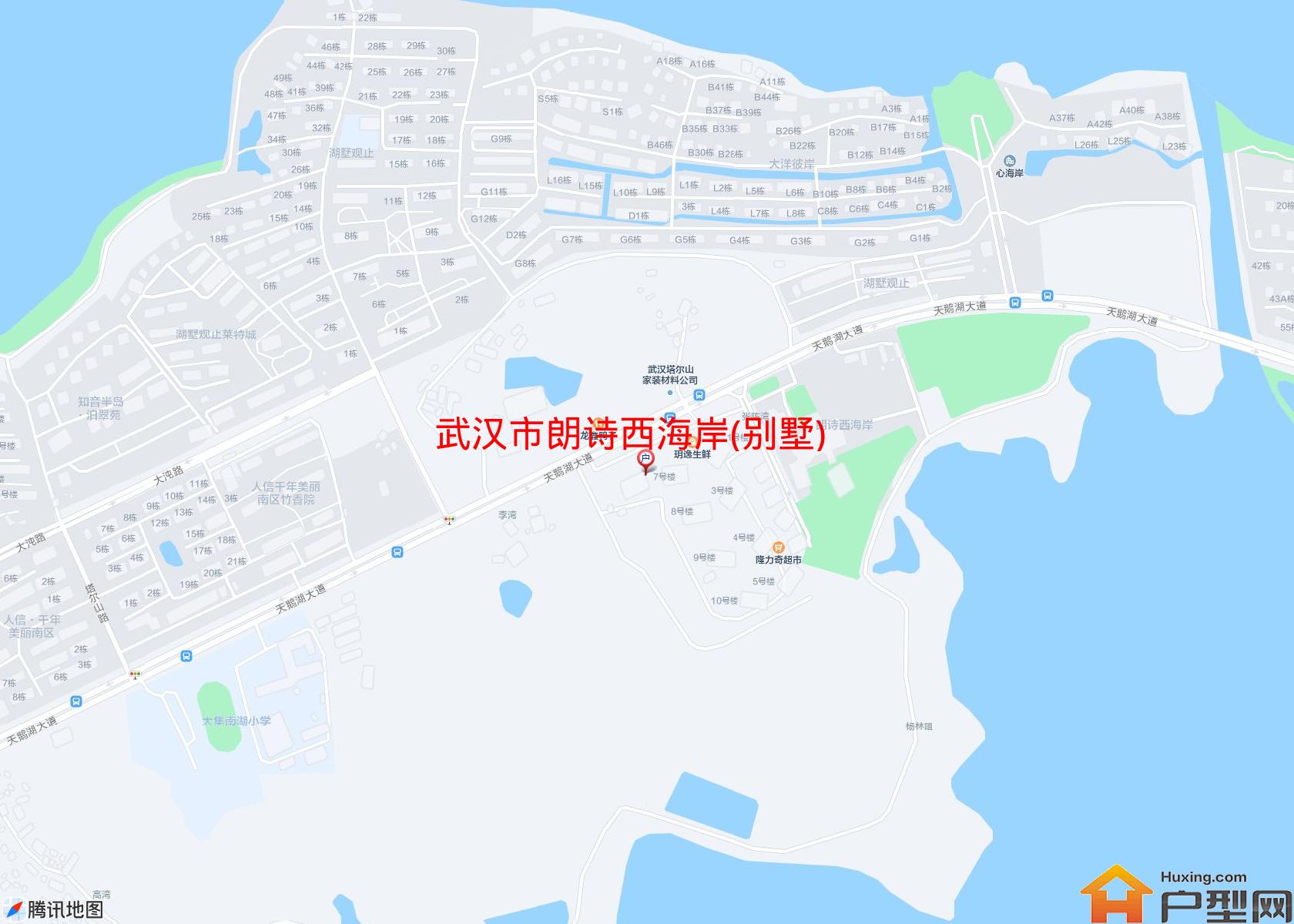 朗诗西海岸(别墅)小区 - 户型网