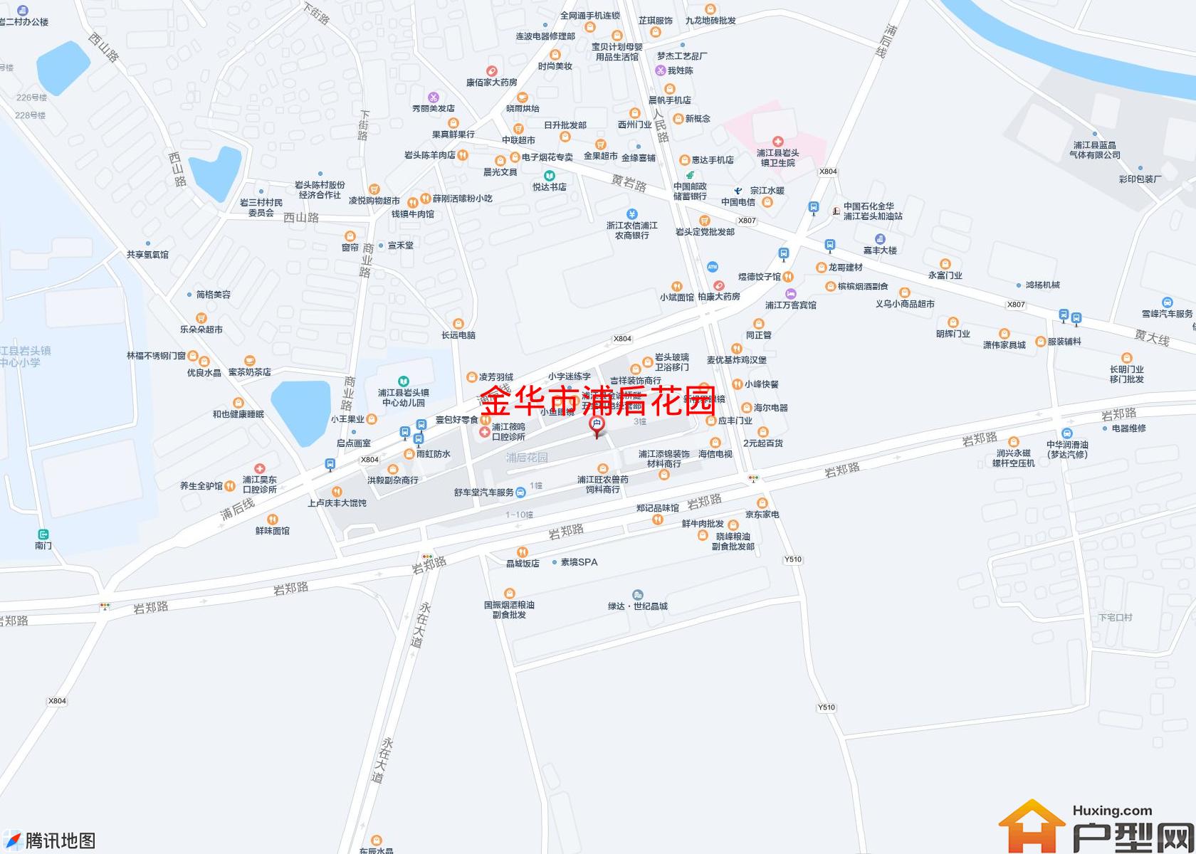 浦后花园小区 - 户型网