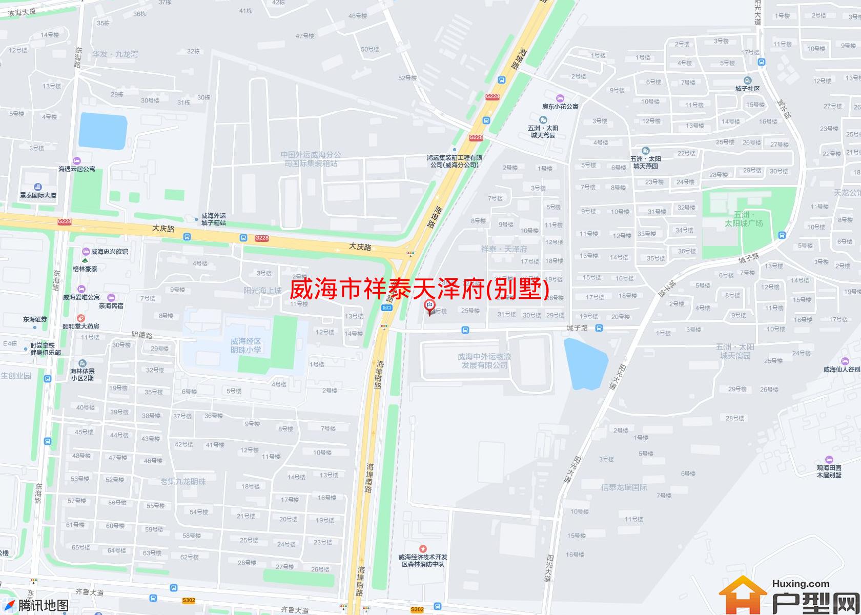 祥泰天泽府(别墅)小区 - 户型网