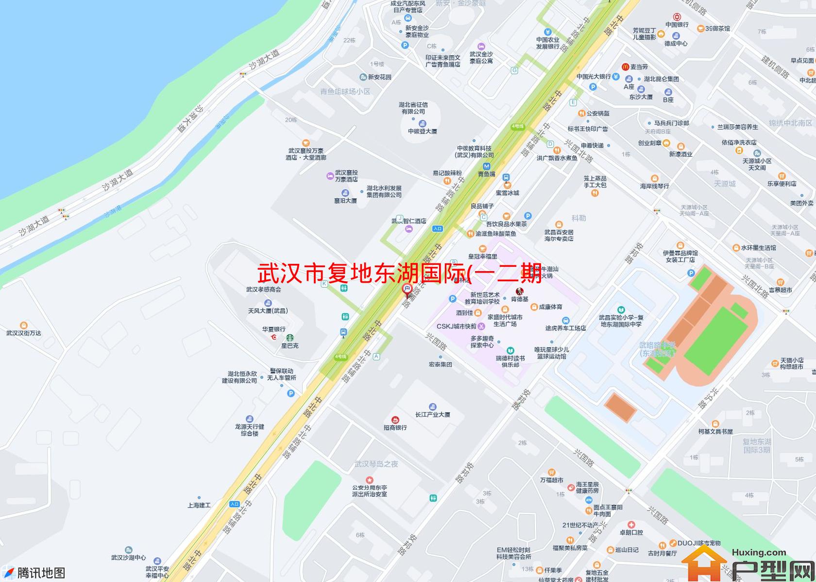 复地东湖国际(一二期)小区 - 户型网